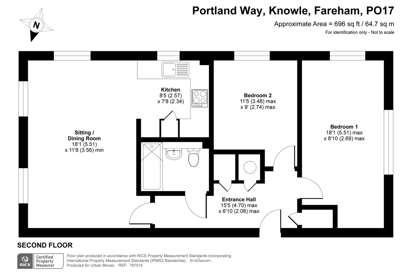 Flat Seven, Pater Court, Knowle floorplan
