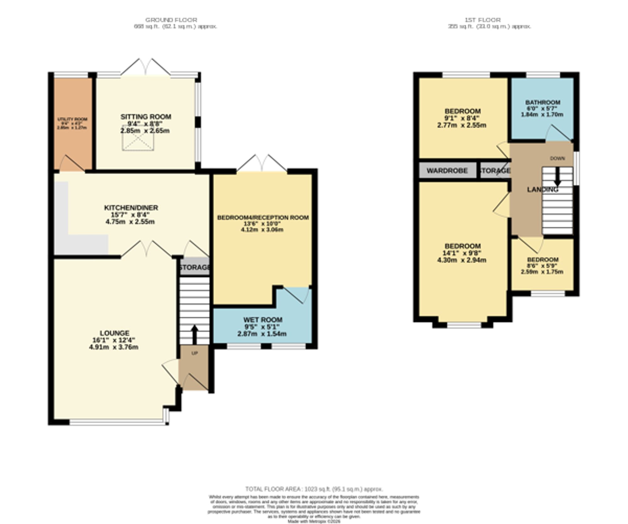 10 Severn Road, Warrington floorplan