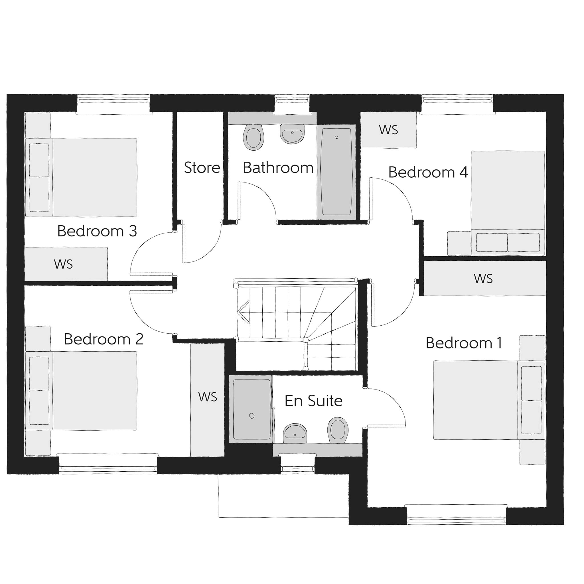 74, Gatewen Road, New Broughton, Wrexham floorplan