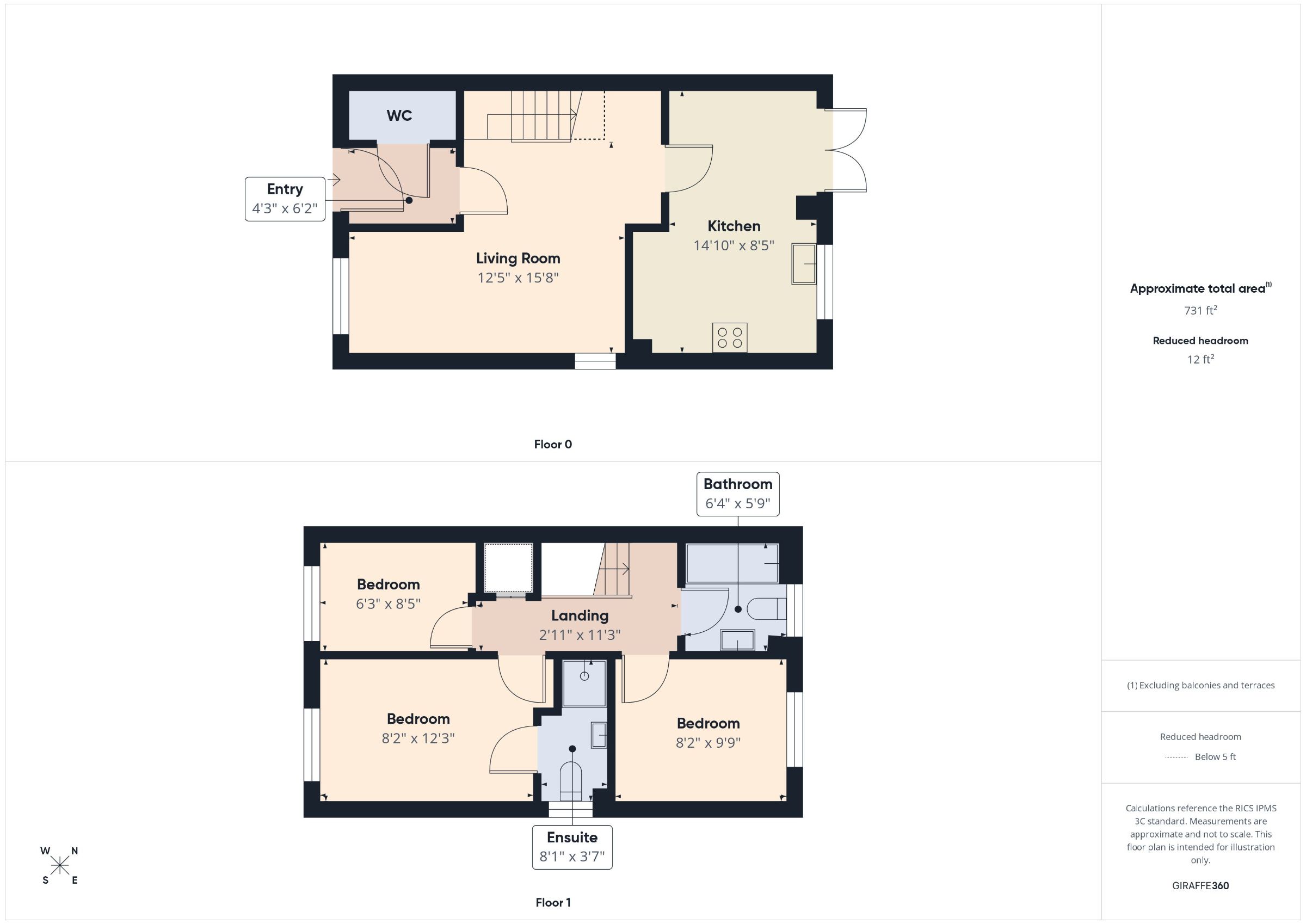 5 Nant Y Ffyrling, Maesteg floorplan