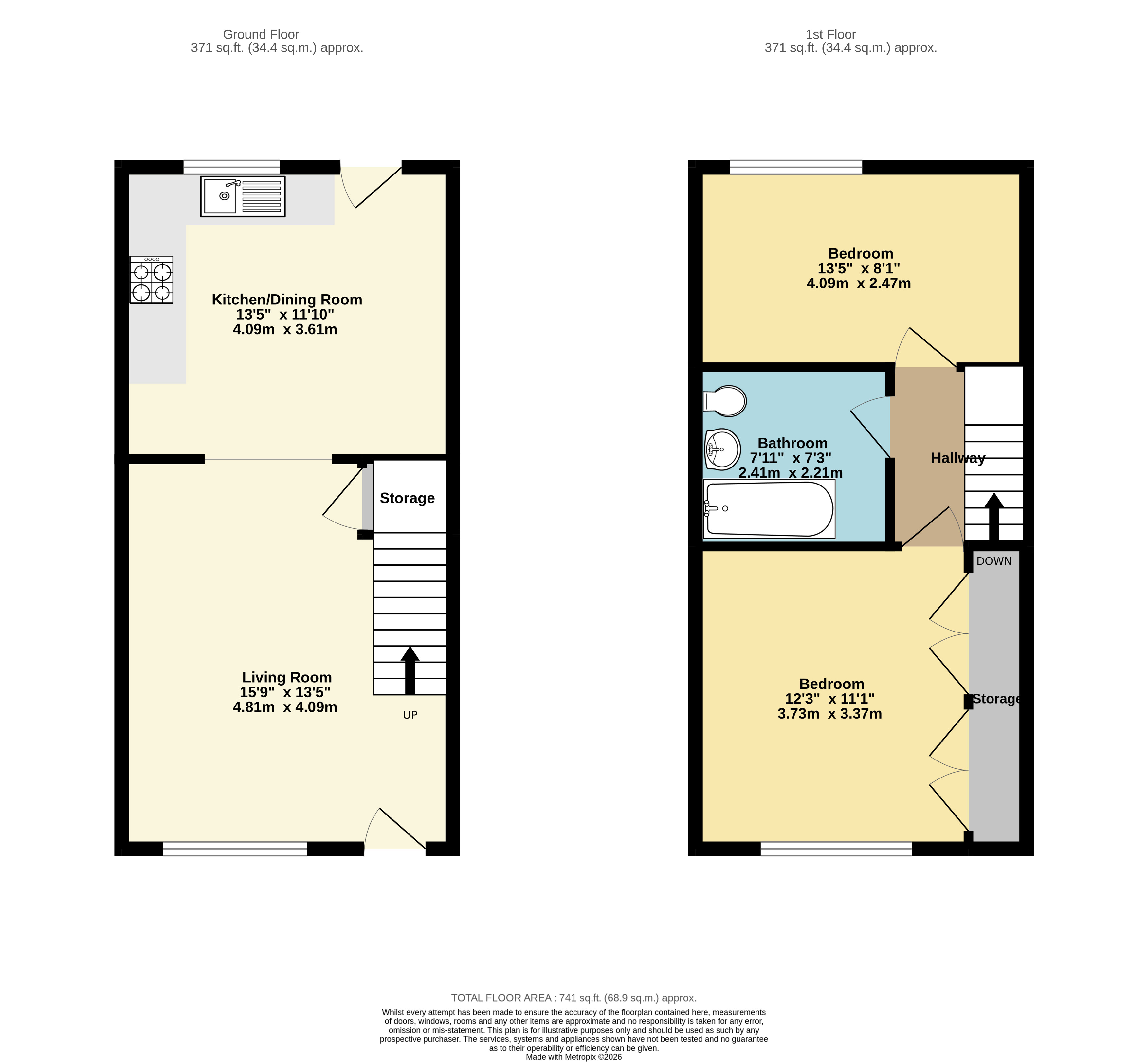 36, Cropthorne Road, Bristol floorplan