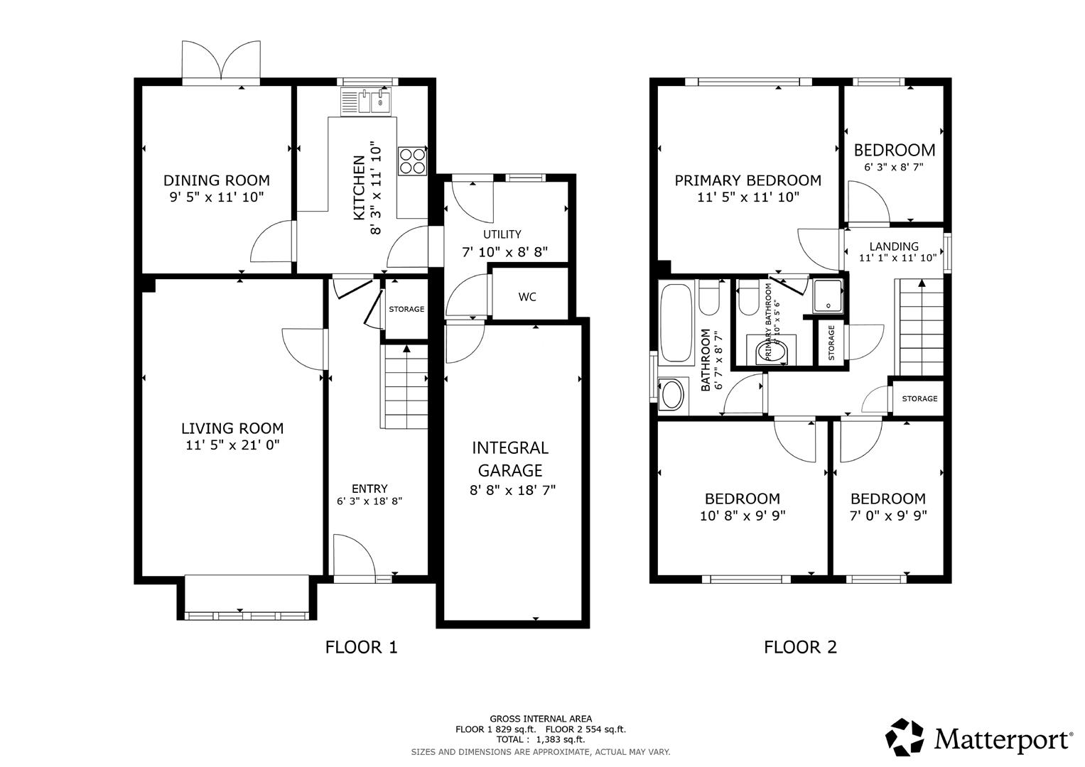 71, Woodham Park, Barry floorplan