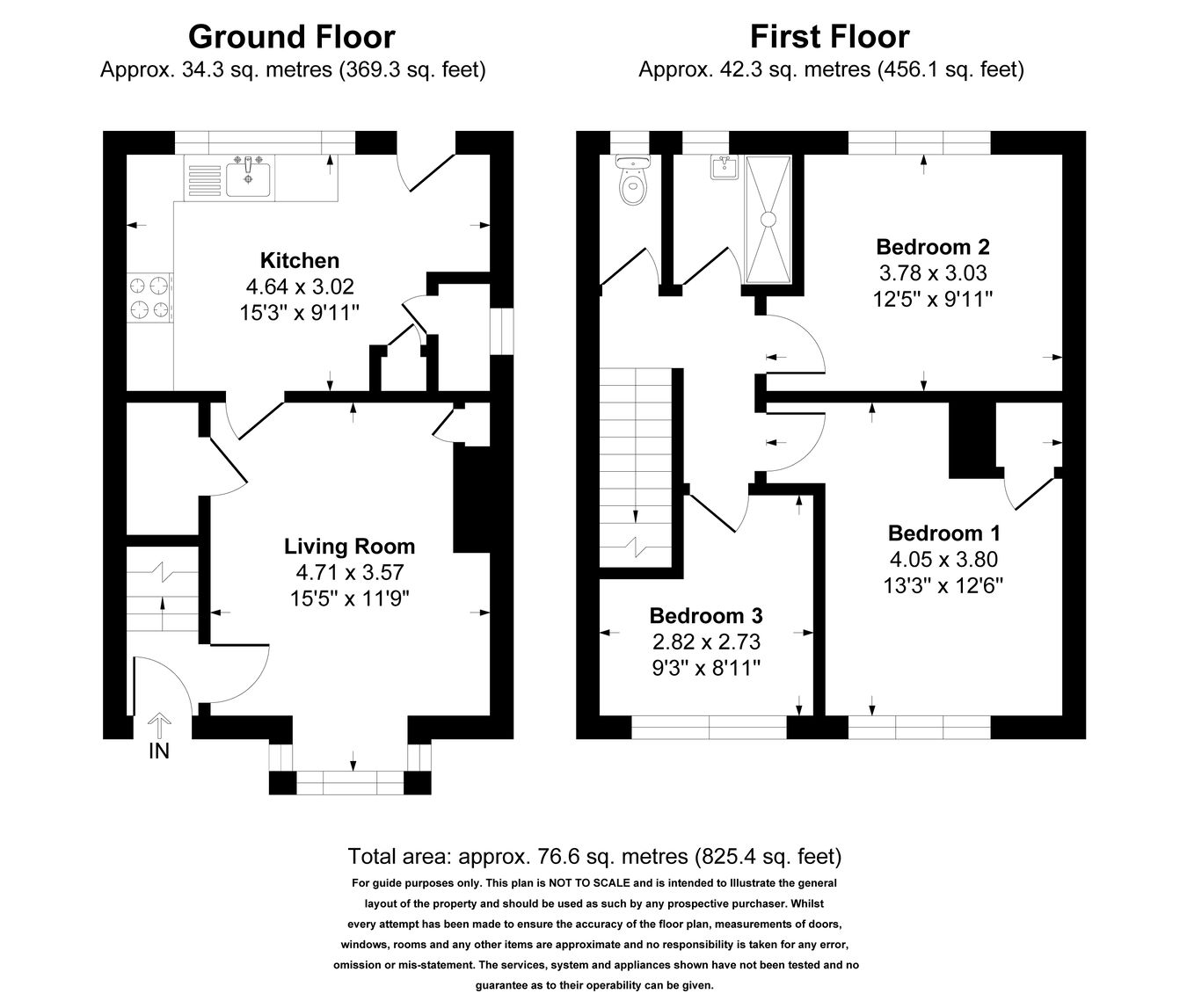 19, Groveside, Henlow floorplan