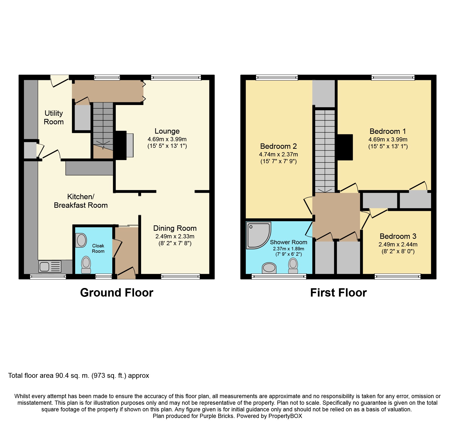3 Bedrooms Terraced house for sale in Campbell Close, Worksop S81