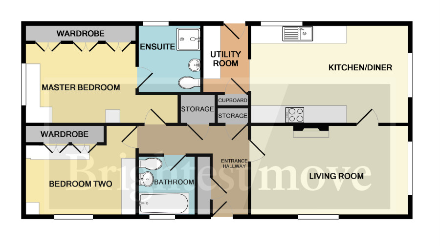 2 Bedrooms Detached bungalow for sale in Chilton Park, Bridgwater TA6