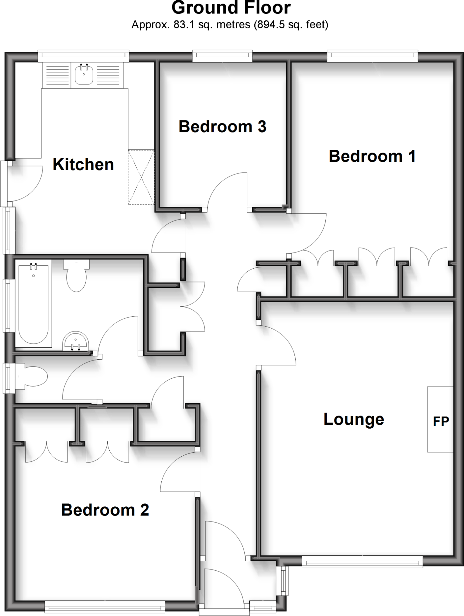 65, McWilliam Road, East Sussex floorplan
