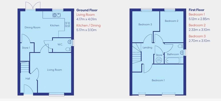 11, Wellington Crescent, Leeds floorplan
