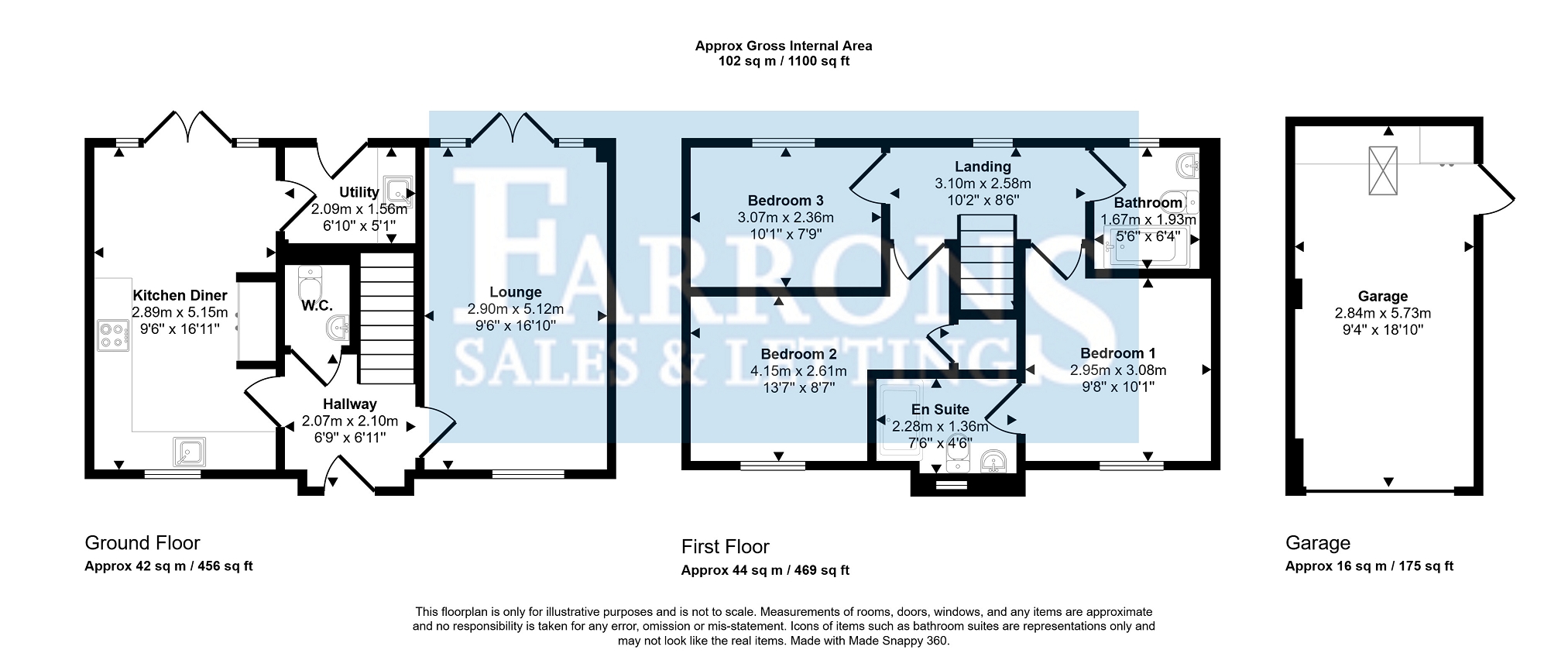 2, Ozark Road, Cheddar floorplan