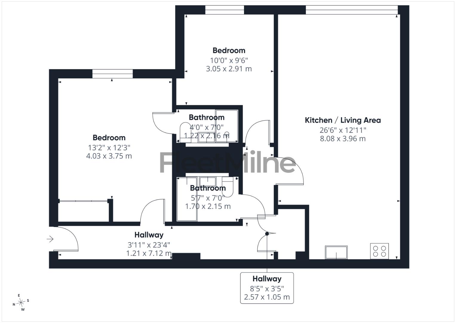 146, Ulysses, 50 Sherborne Street, Birmingham floorplan