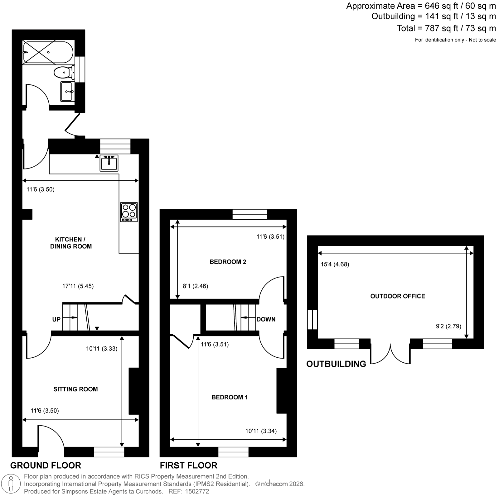47, Kings Road, Shalford floorplan