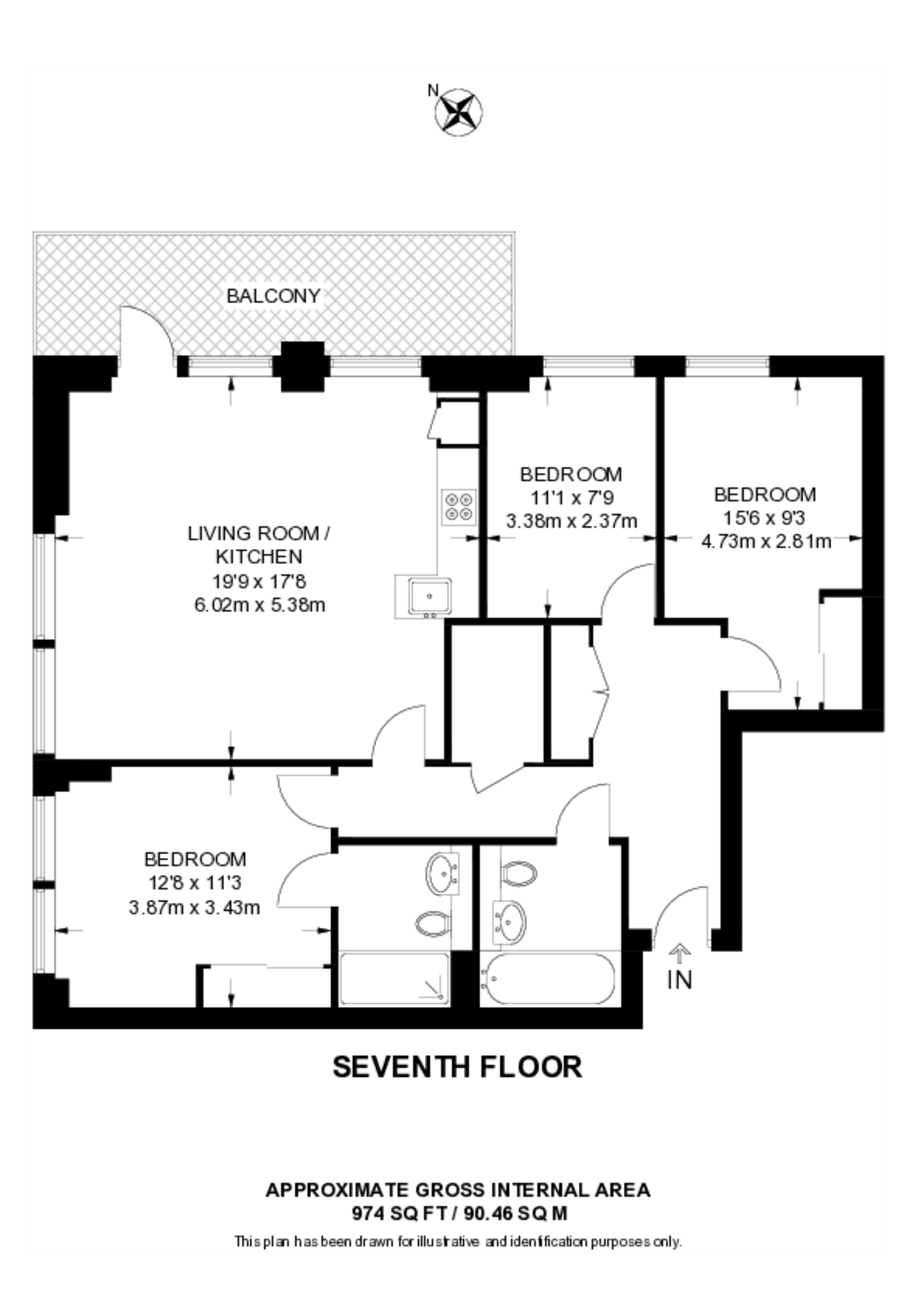 Wray Avenue, Silvertown floorplan