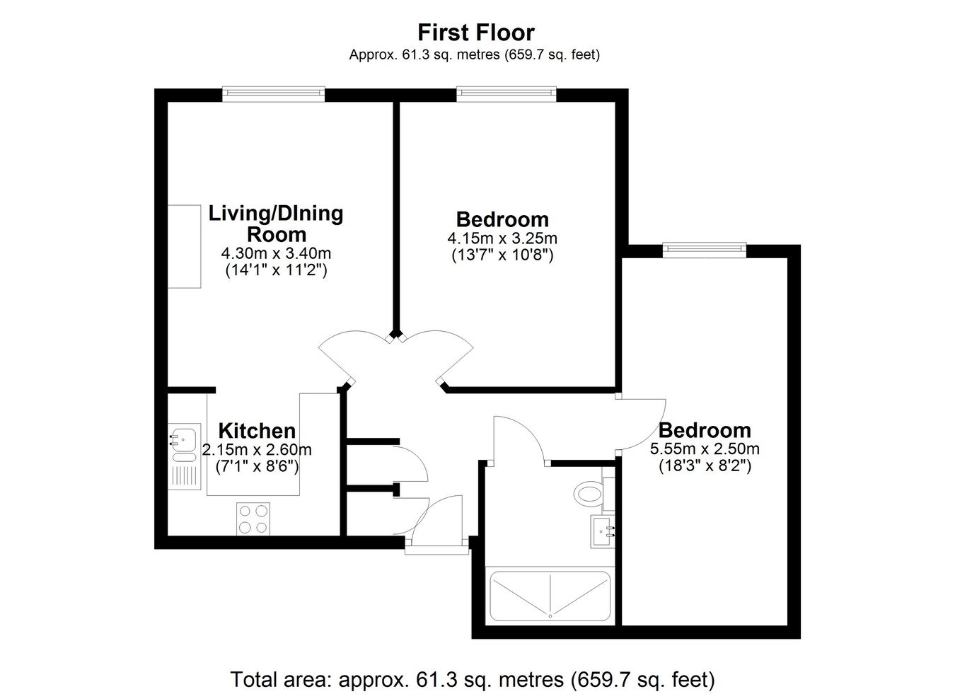 50, Francis Court, GUILDFORD floorplan