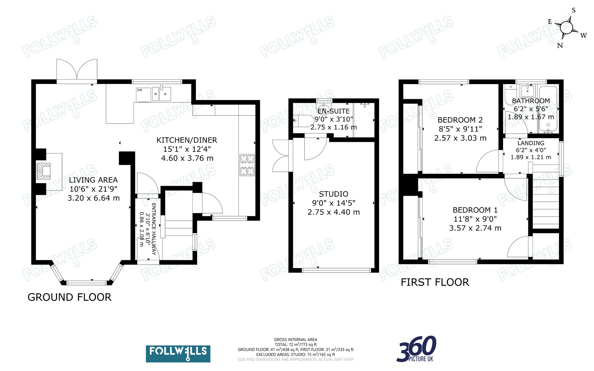 16 Fletcher Crescent, Stoke-On-Trent floorplan