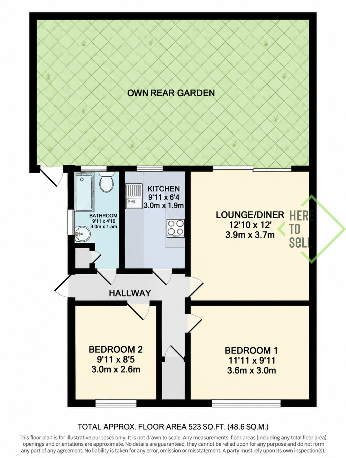 38 Eagle Close, Enfield floorplan