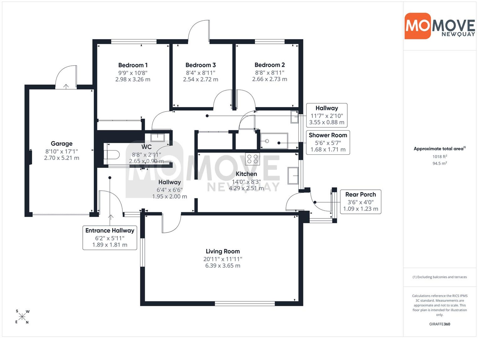 112, Bedowan Meadows, Newquay floorplan