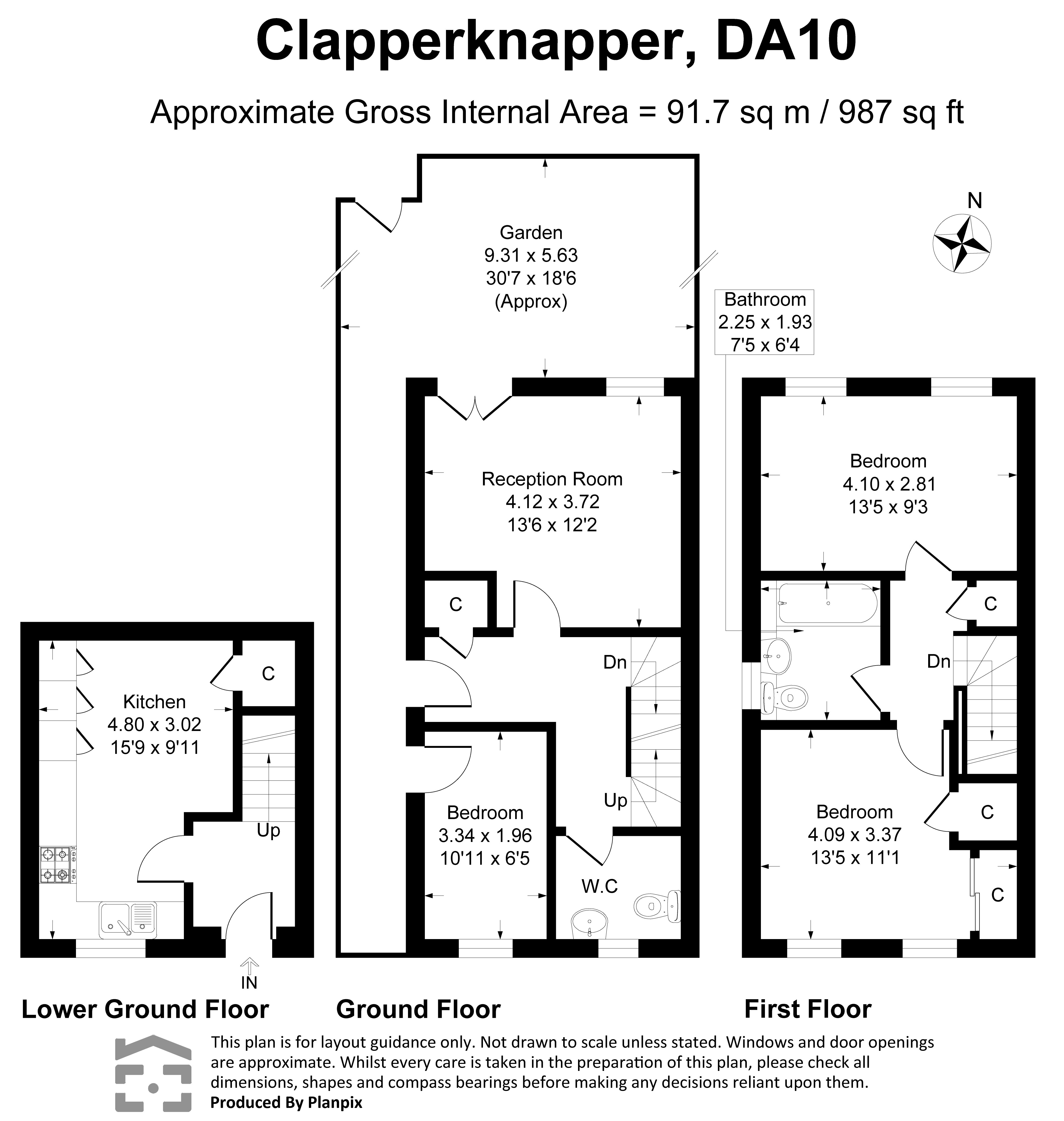 22, Clapperknapper, Ebbsfleet Valley floorplan