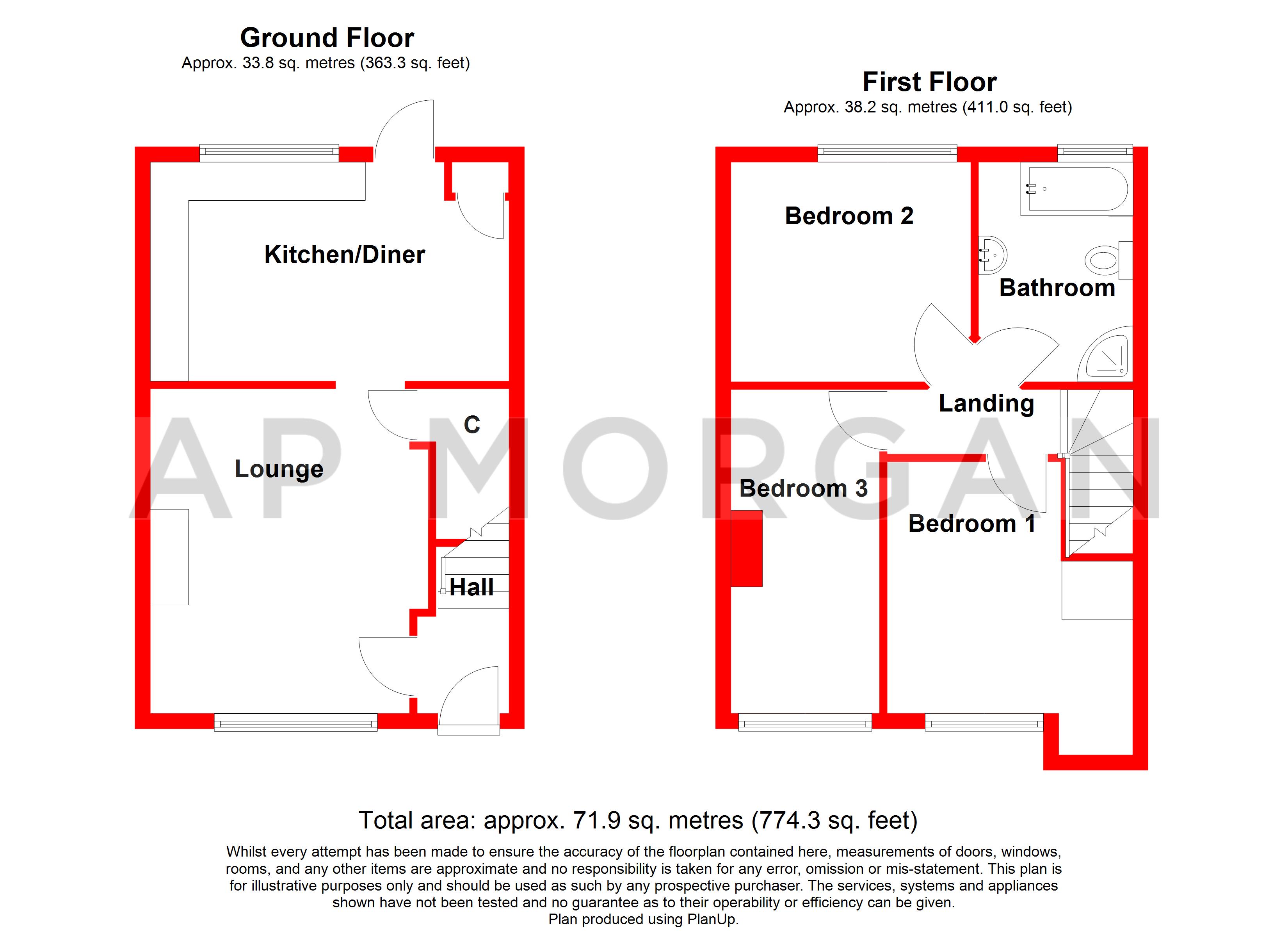 39, Somerford Road, West Midlands floorplan