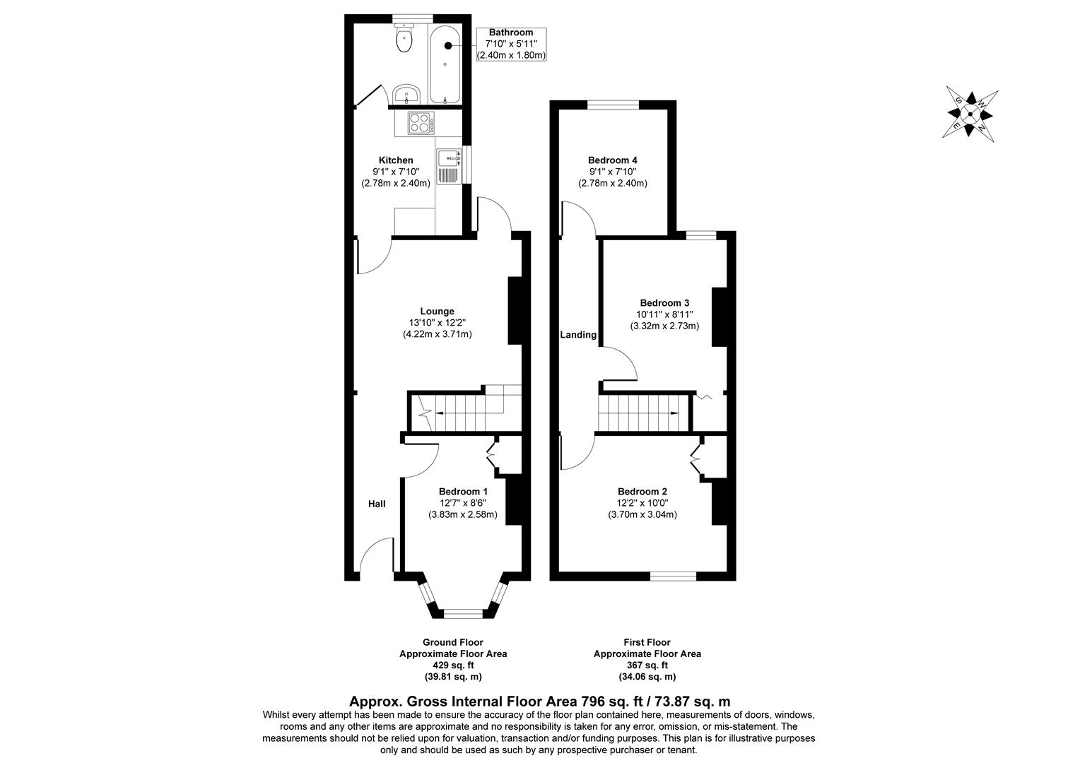 50, Bingham Road, Rochester floorplan