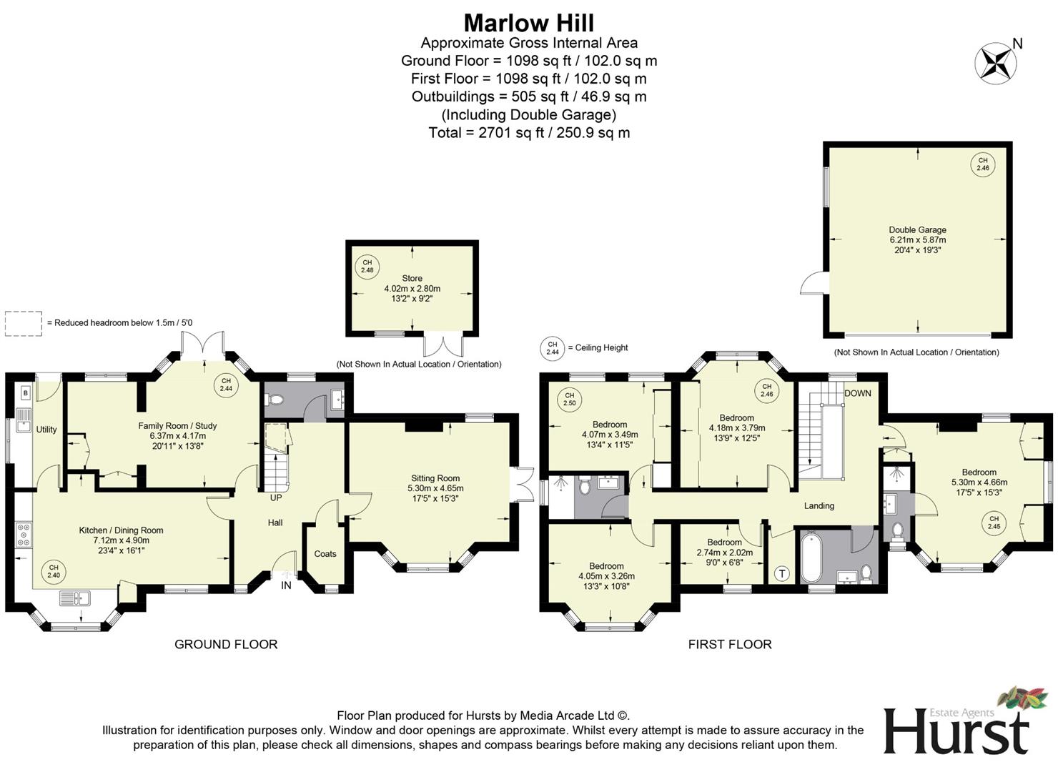 49, Marlow Hill, High Wycombe floorplan