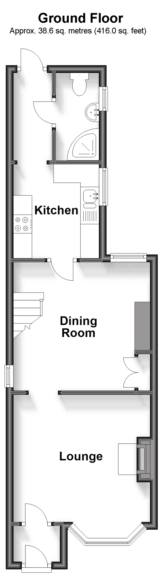 Leylands Road, Burgess Hill, West Sussex RH15, 3 bedroom end terrace