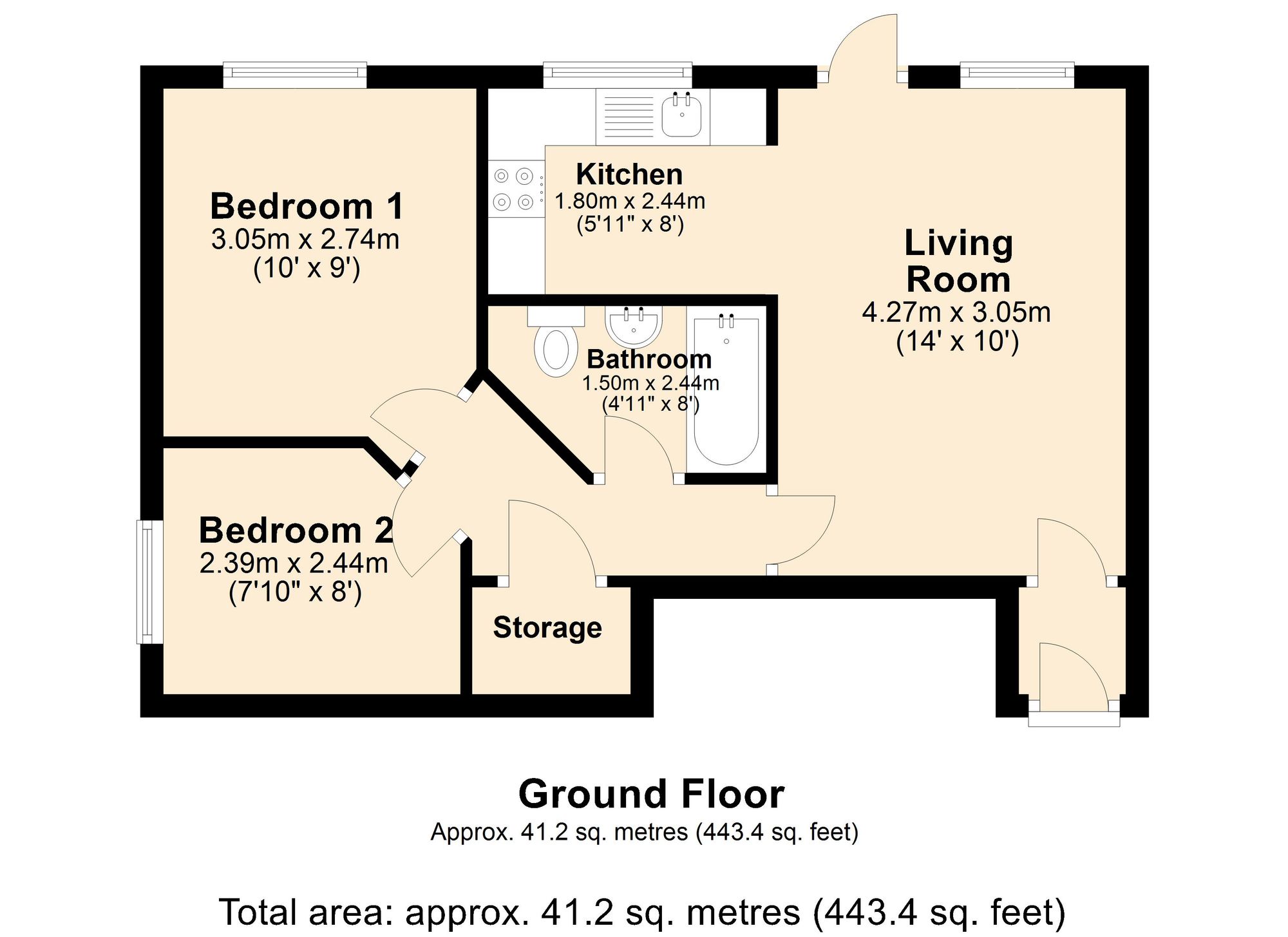 14 The Grove, Accrington floorplan