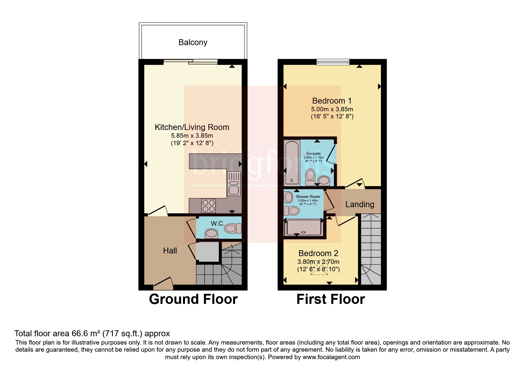 609, Manhattan Building, Manchester floorplan