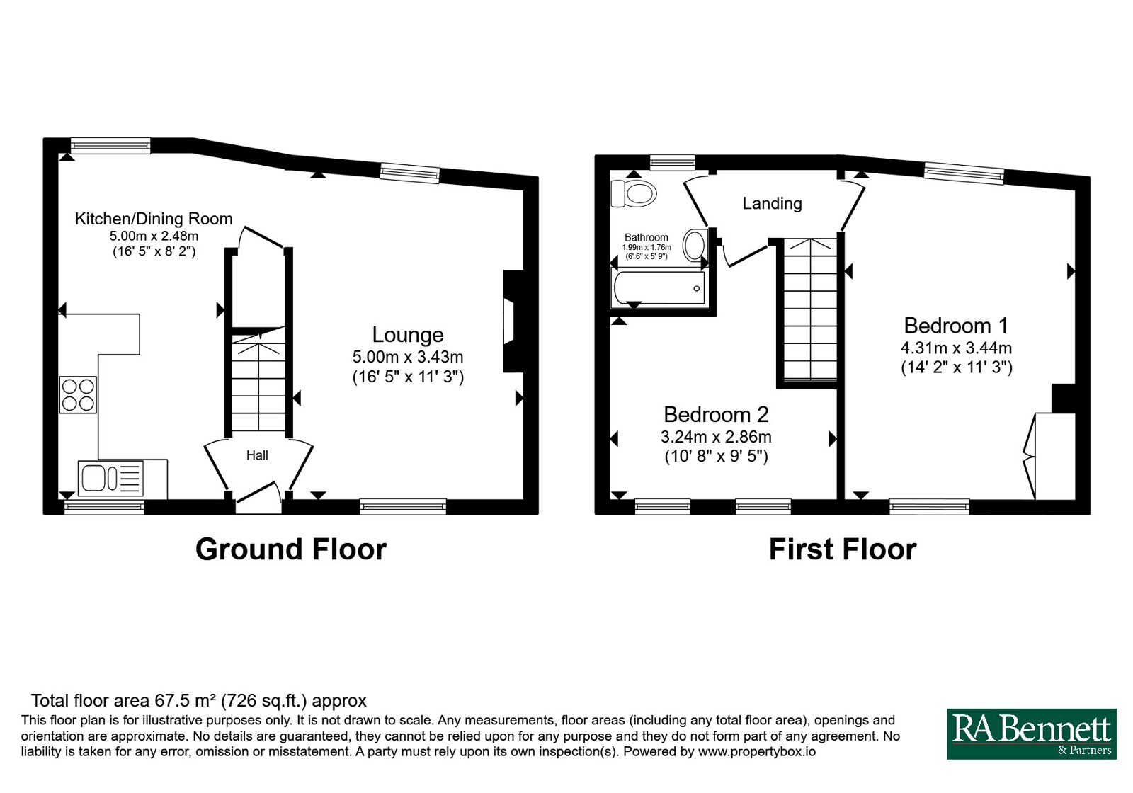 2 Butchers Row,, High Street, Worcestershire floorplan