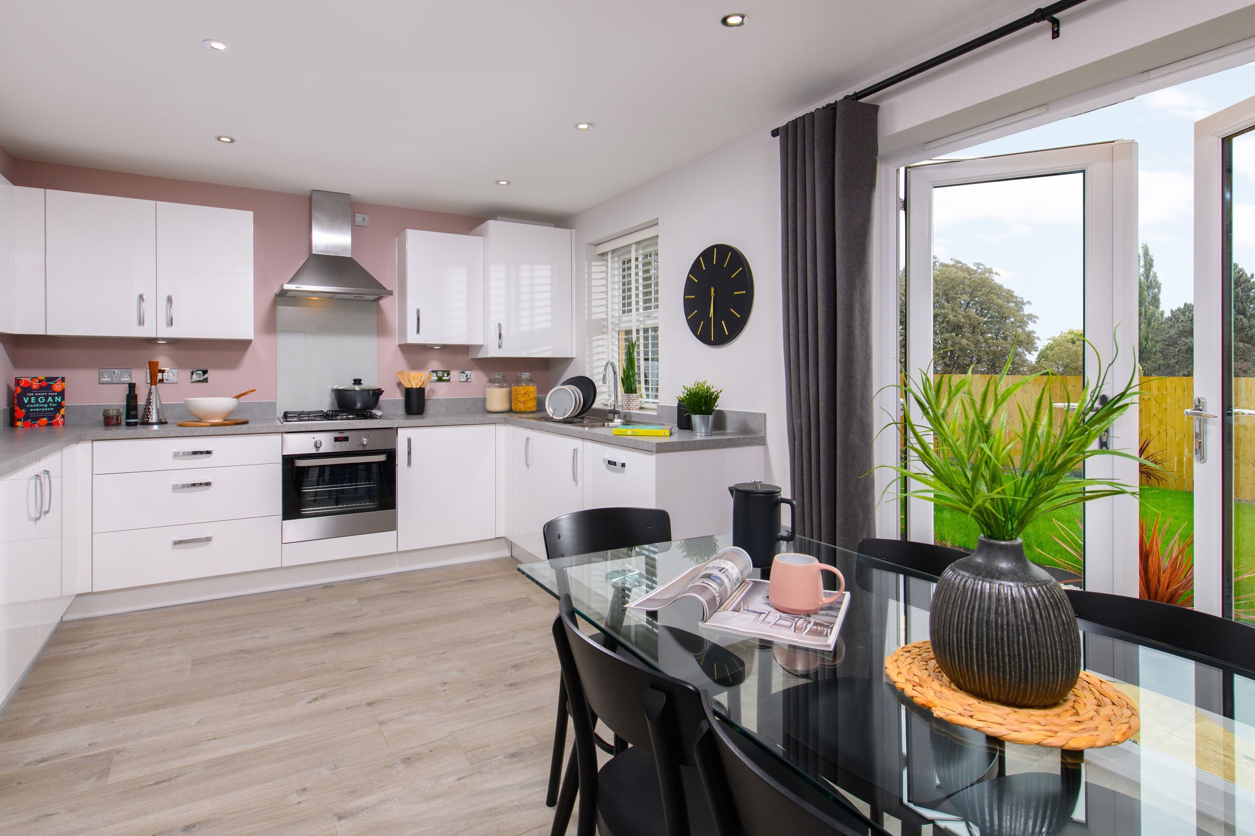 Property 2 of 8. The Archford Show Home Kitchen With French Doors To The Garden