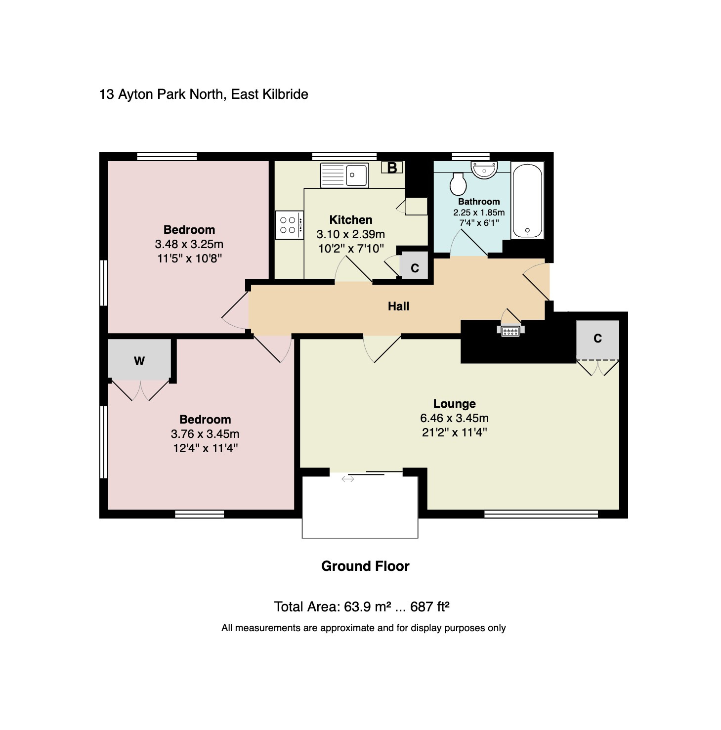 13 Ayton Park North, East Kilbride, South Lanarkshire floorplan