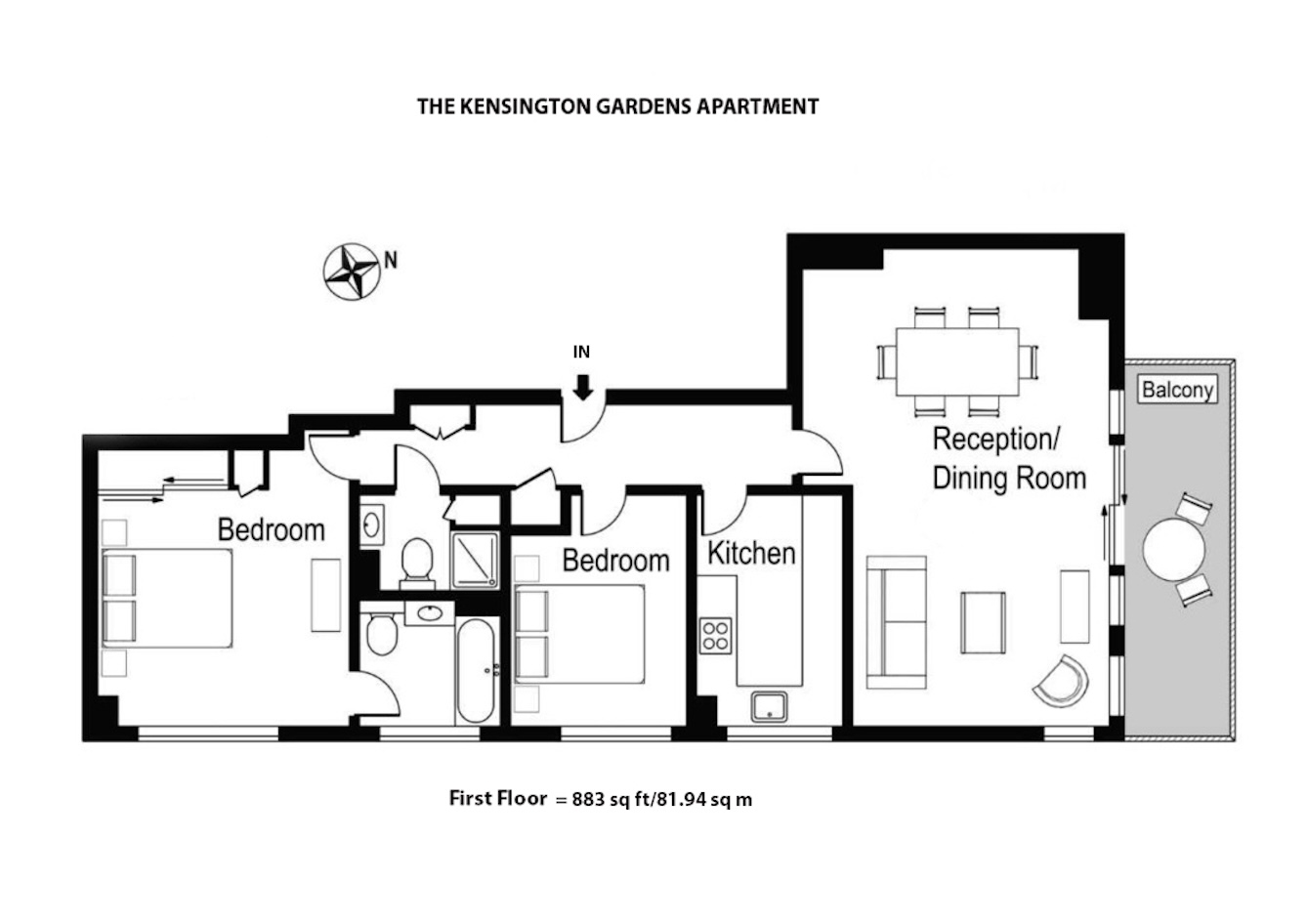 Hyde Park Gate, London floorplan