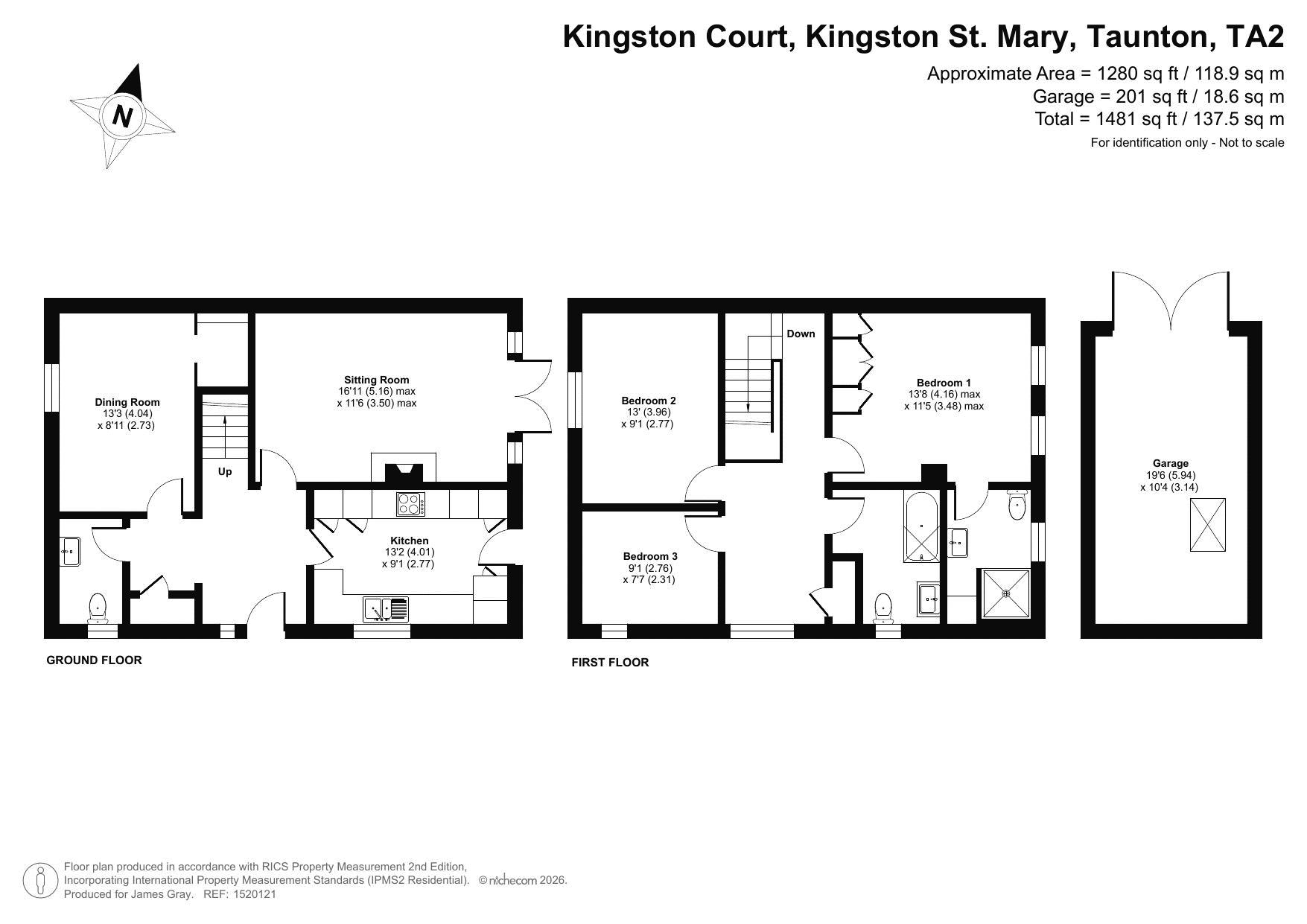 Kingston Court, Taunton floorplan