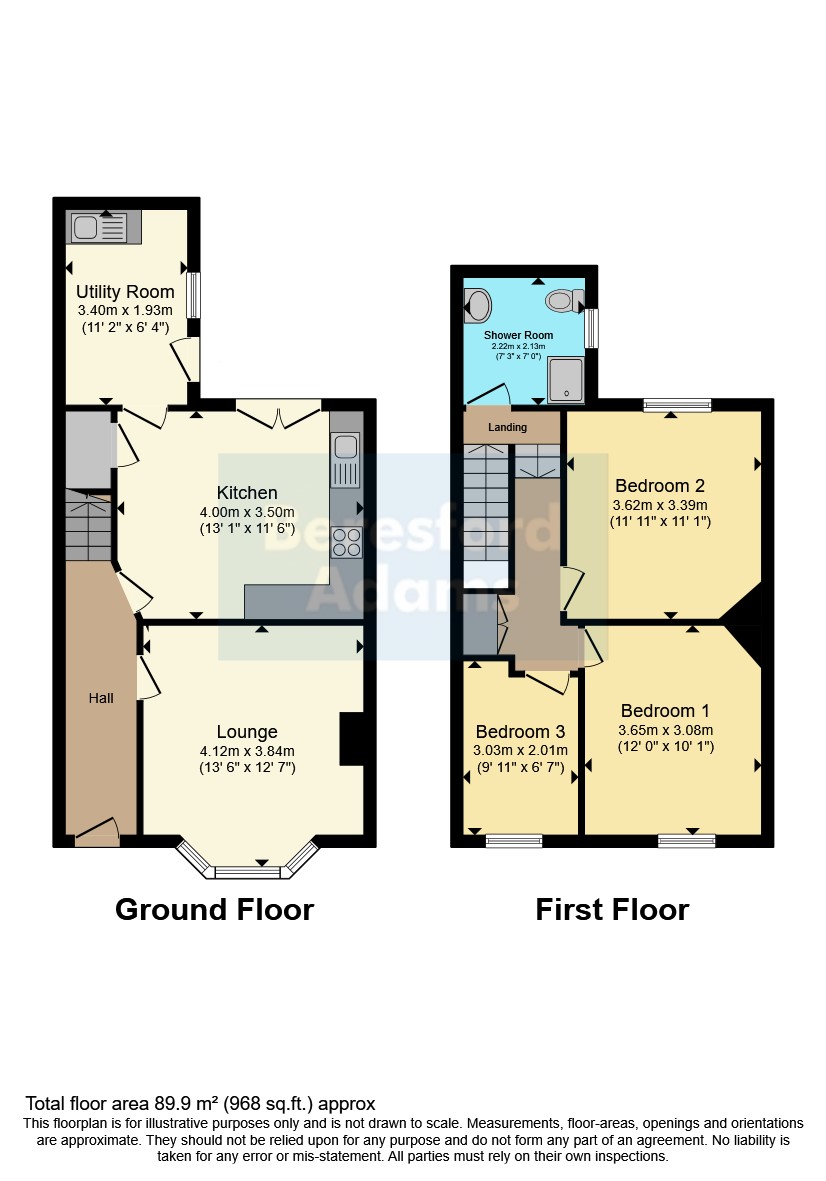 17, Winllan Avenue, Conwy floorplan