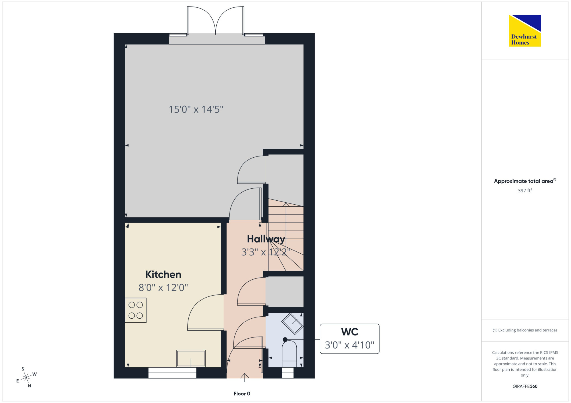 24, Hudson Drive, Kirkham floorplan