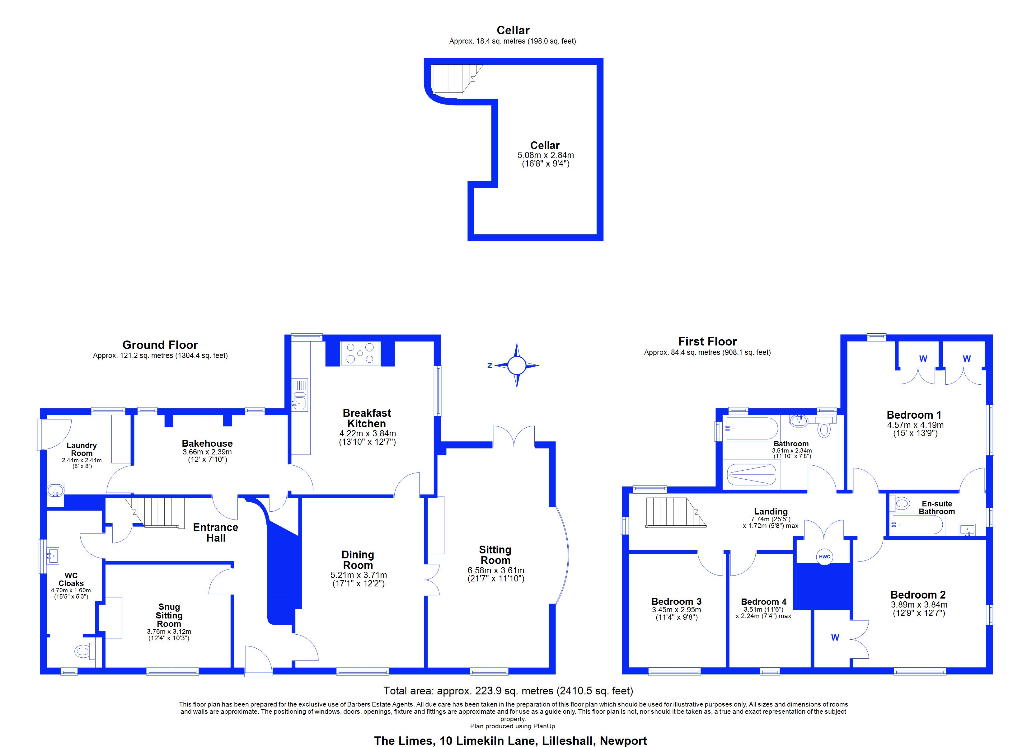 The Limes, 10, Limekiln Lane, Newport floorplan
