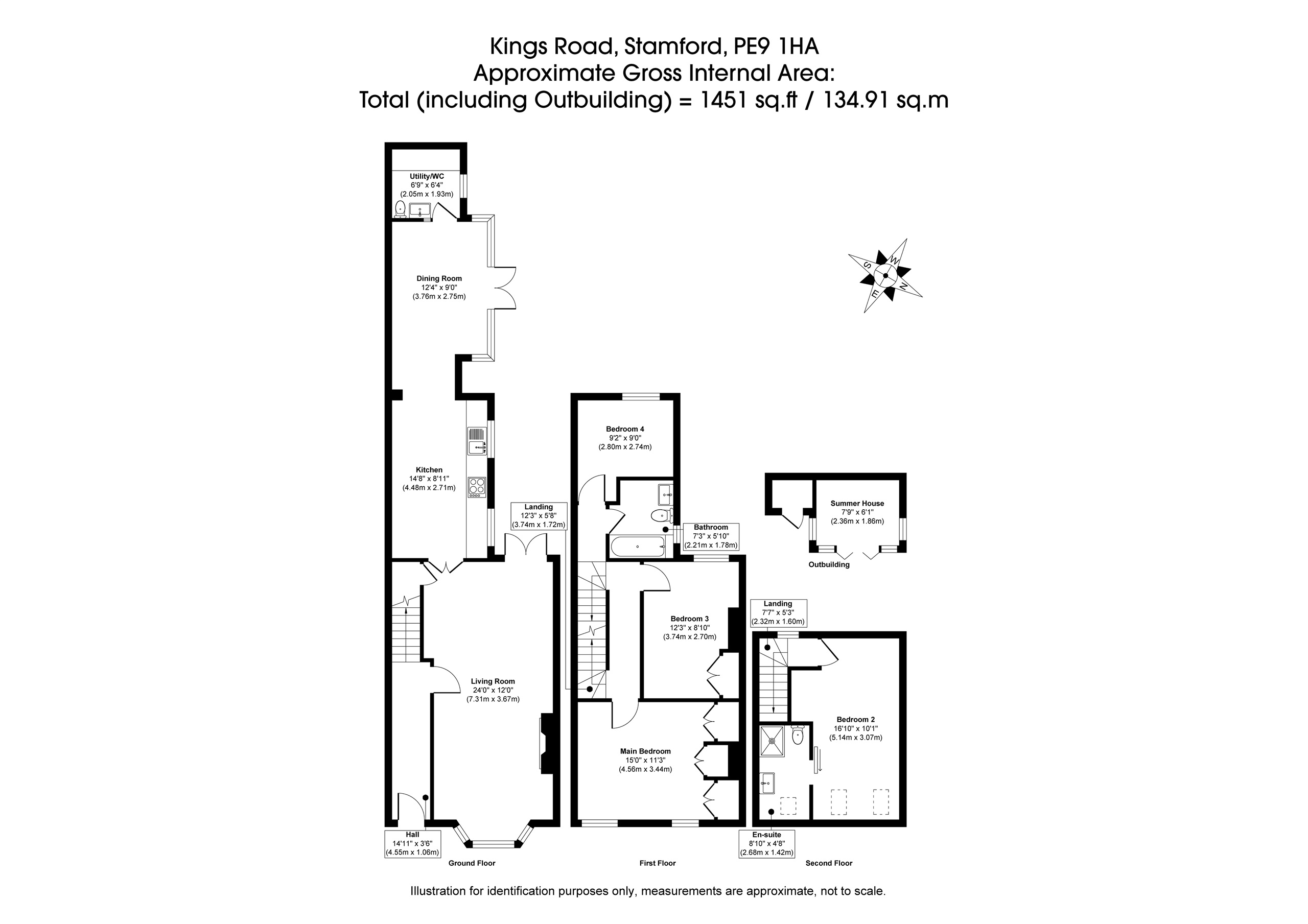 41, Kings Road, Stamford floorplan