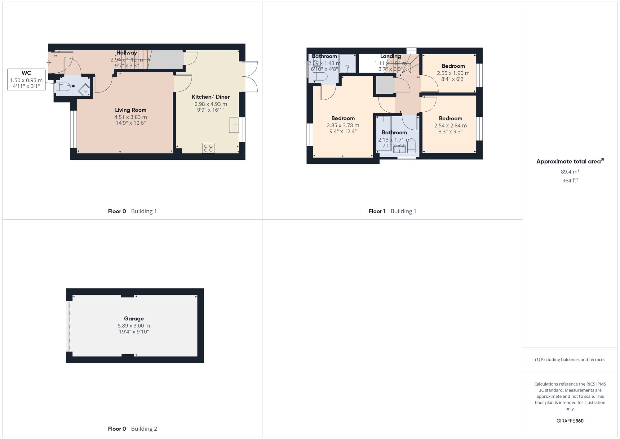 6 Lark Field Close, Manchester floorplan