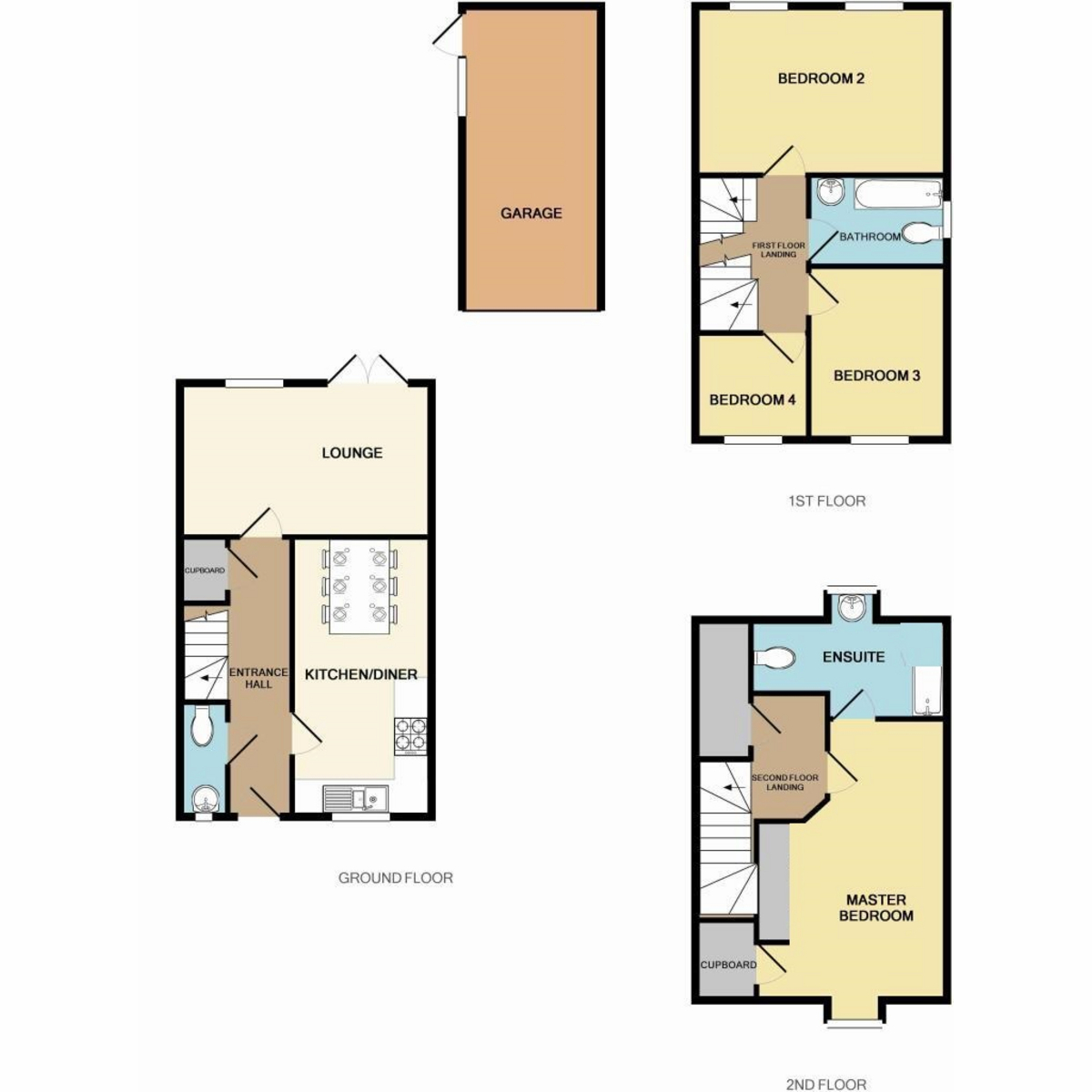 68, Beck Way, Thurlby floorplan