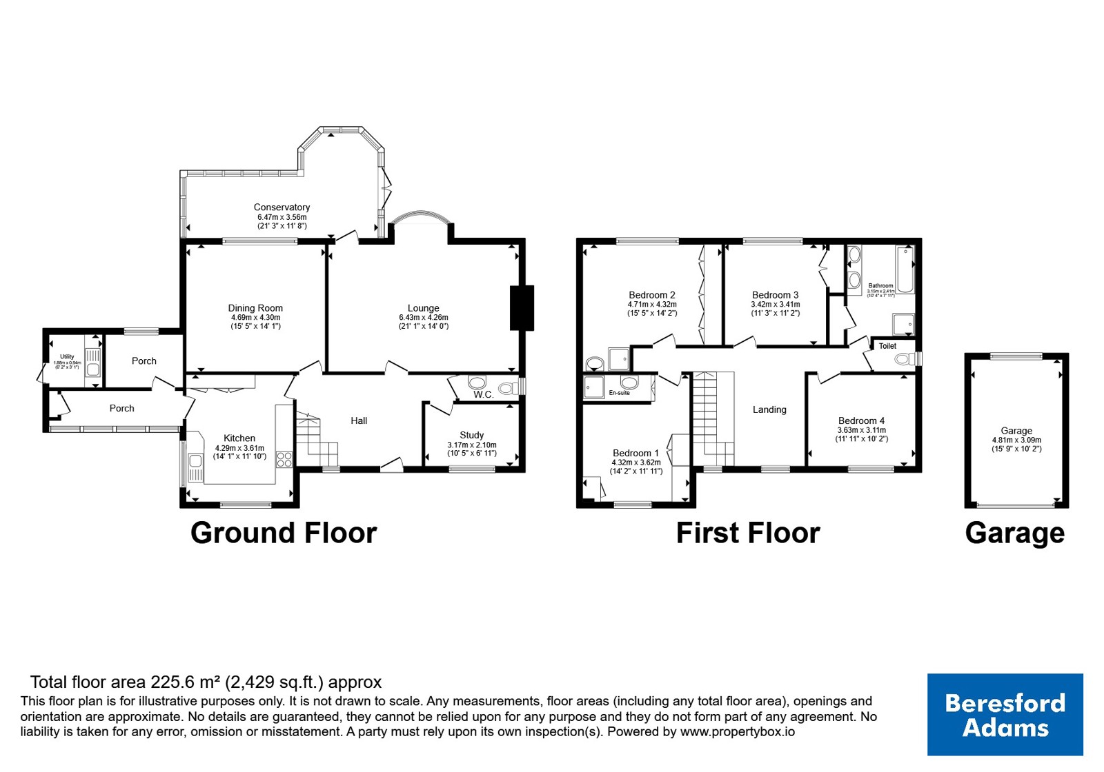 17, The Park, Cheshire floorplan
