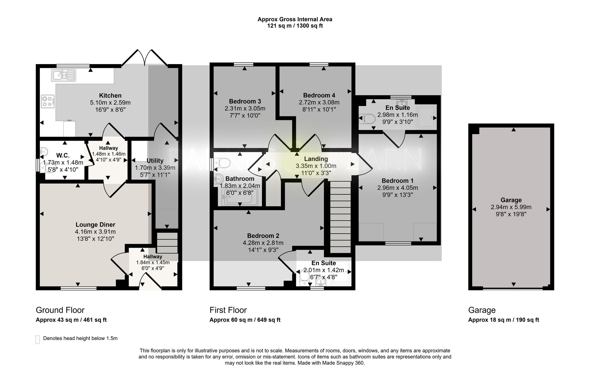 15 Wheal Jenkin, Liskeard floorplan
