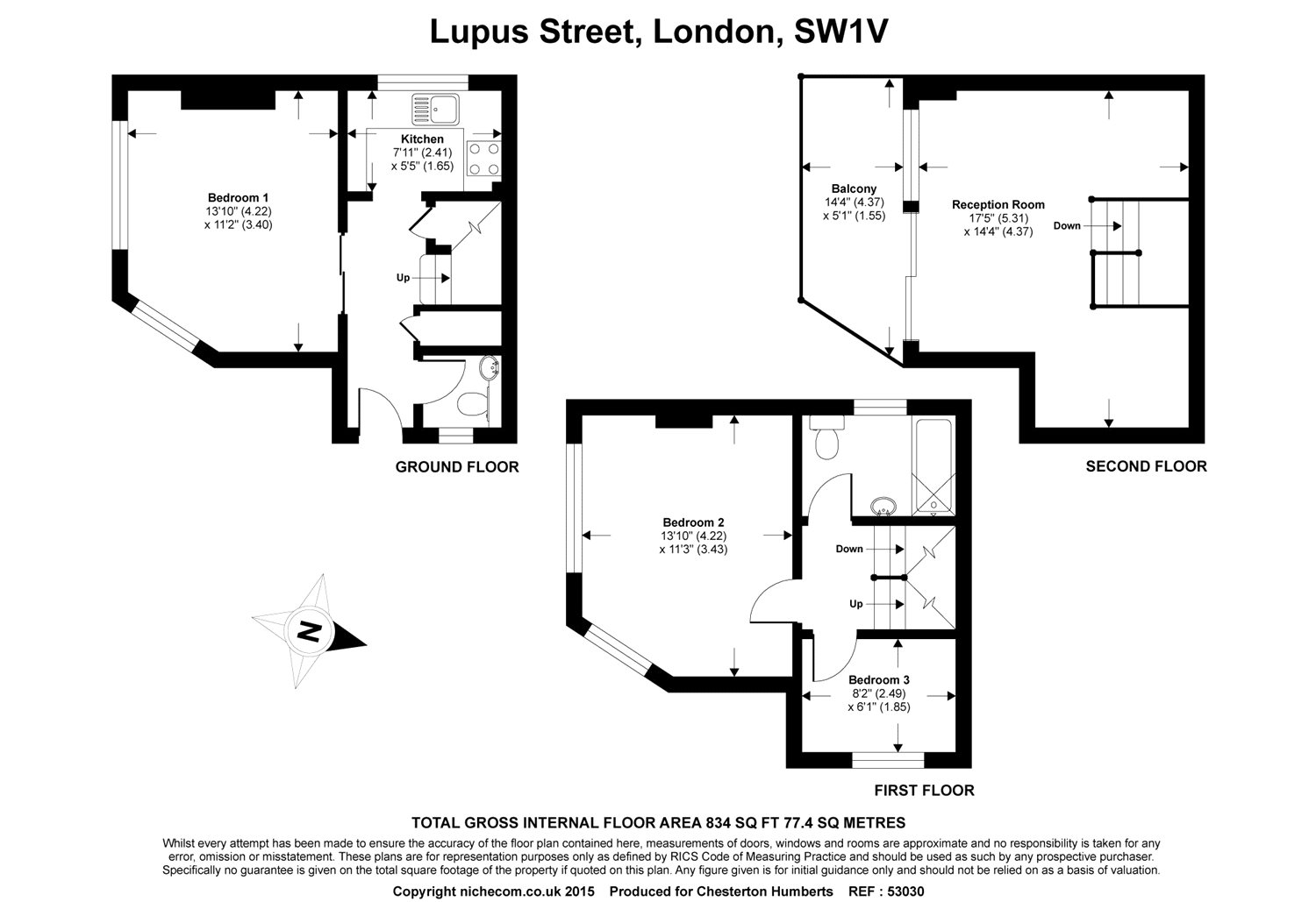 3 Bedrooms  to rent in Lupus Street, Pimlico, London SW1V