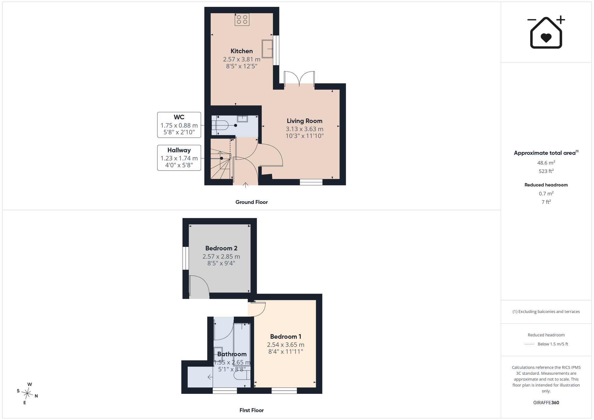 13 Green Street, Swansea floorplan