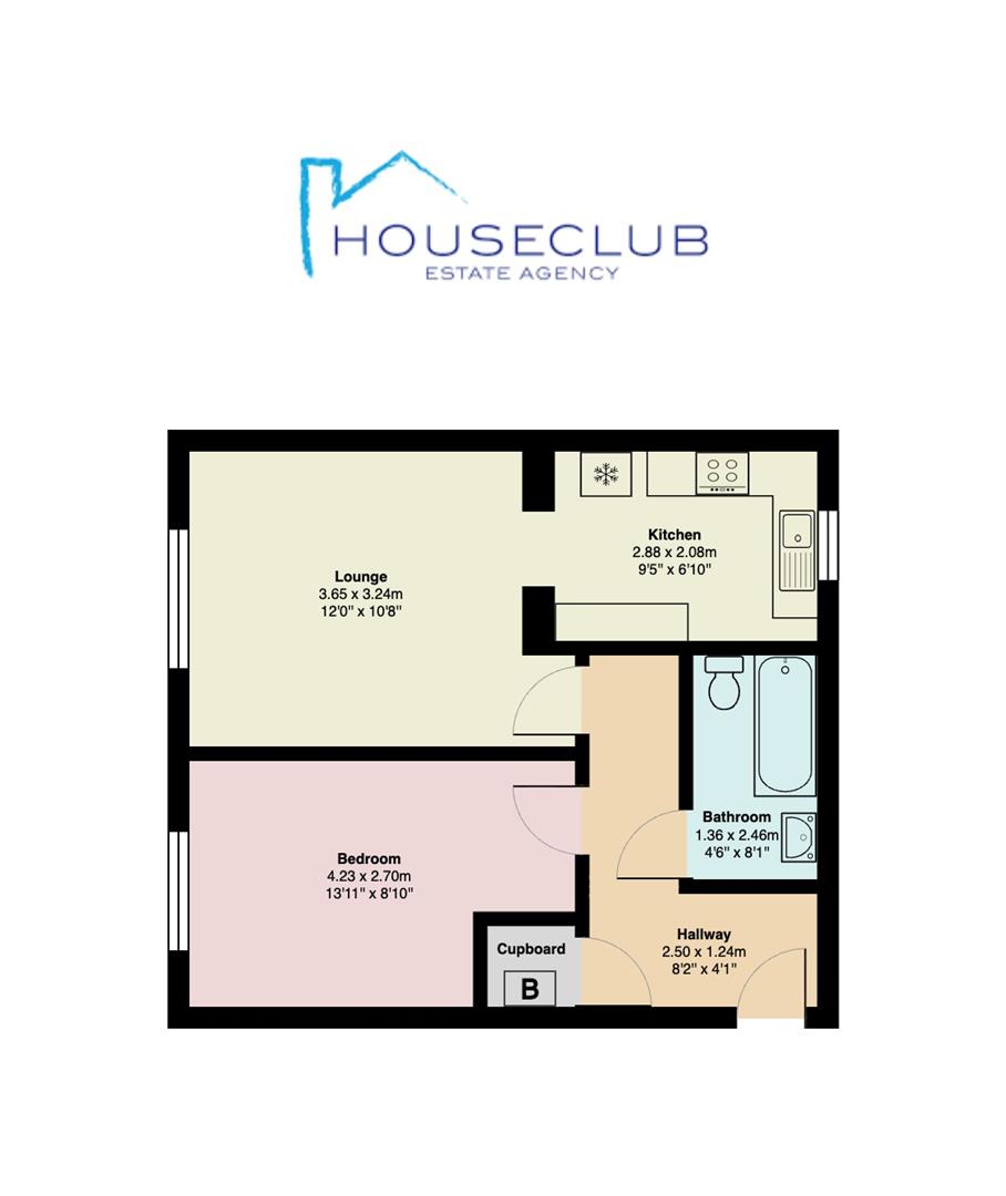 Flat 10, Colloway House, 16, Middleton Road, Morecambe floorplan