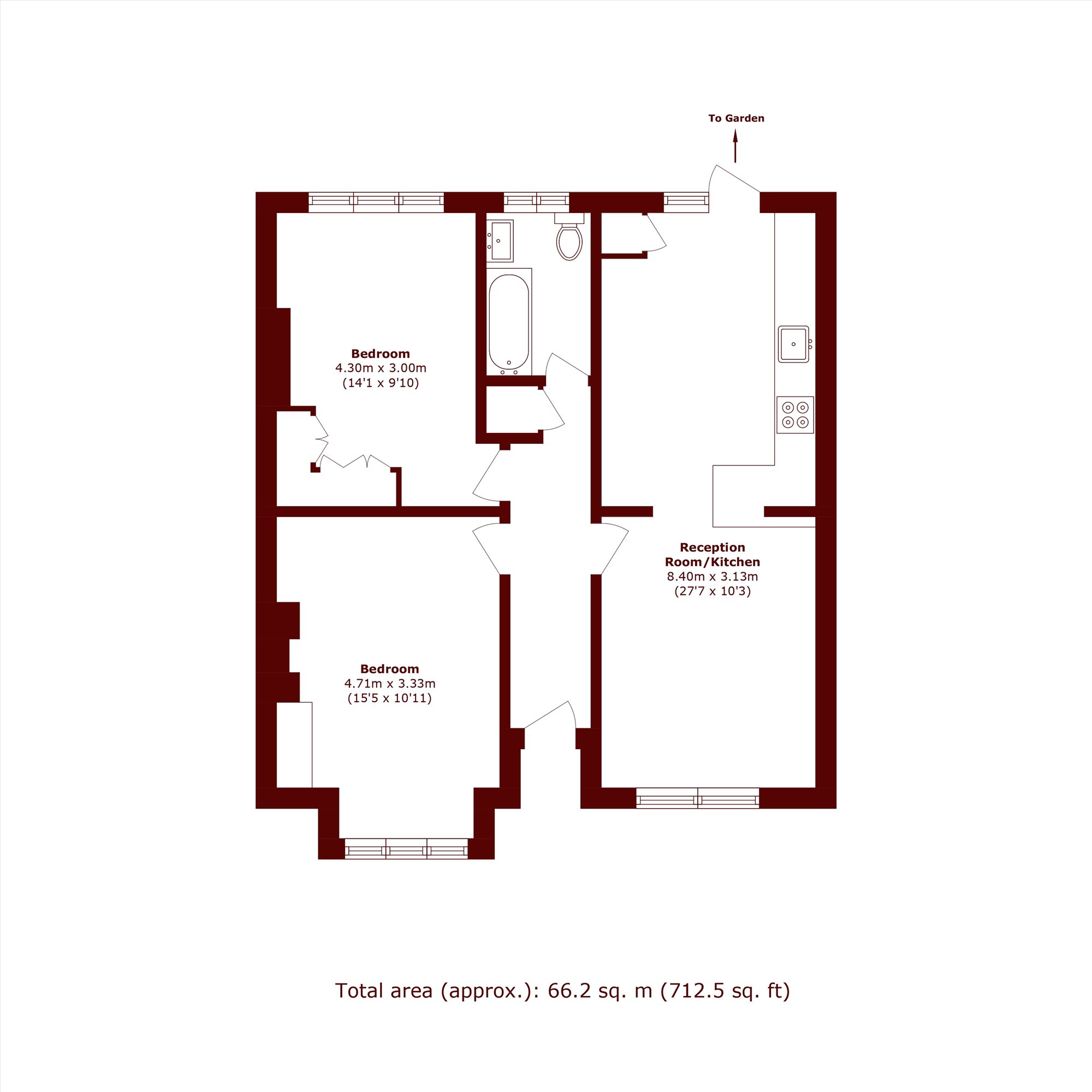 5, Rural Way, London floorplan