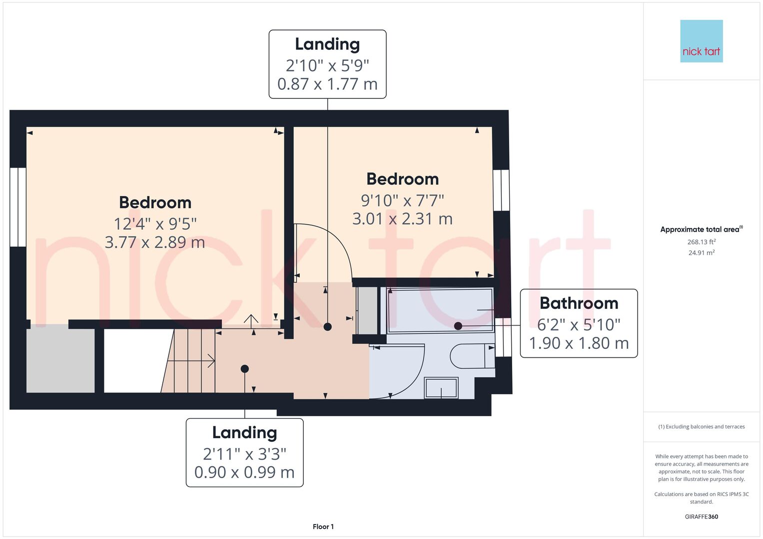 5, Ladywood, Telford floorplan