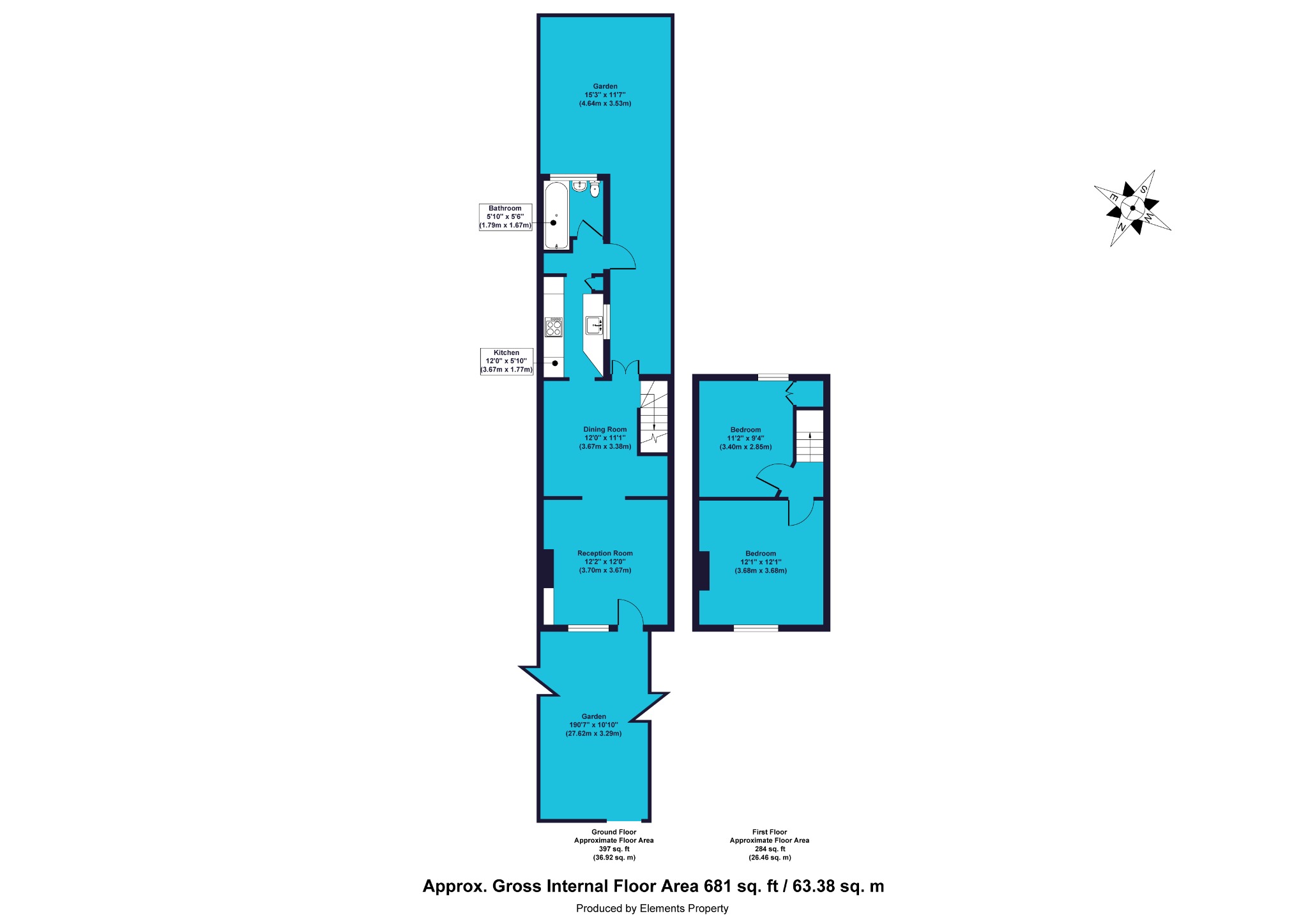 203 Manor Road, Chigwell, London floorplan