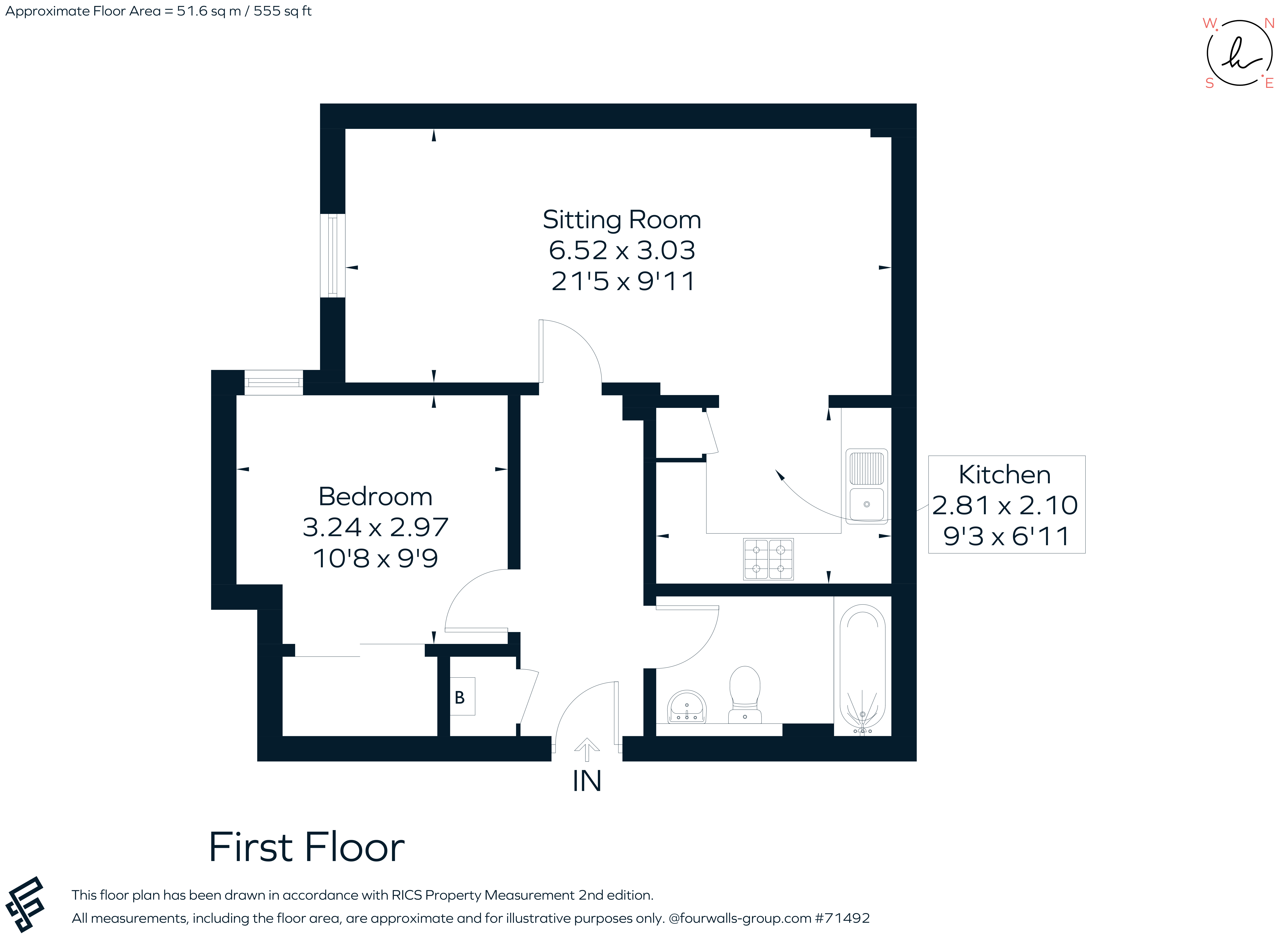 Flat 4, Alexandra Court 25A, St. Leonards Road, Windsor floorplan