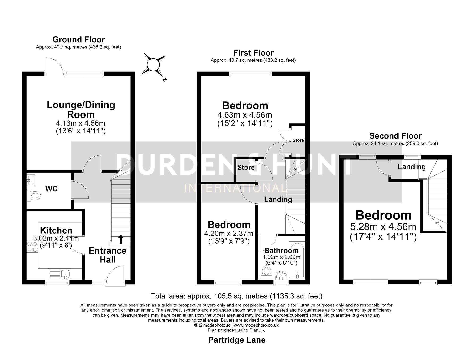 3 Partridge Lane, Romford floorplan