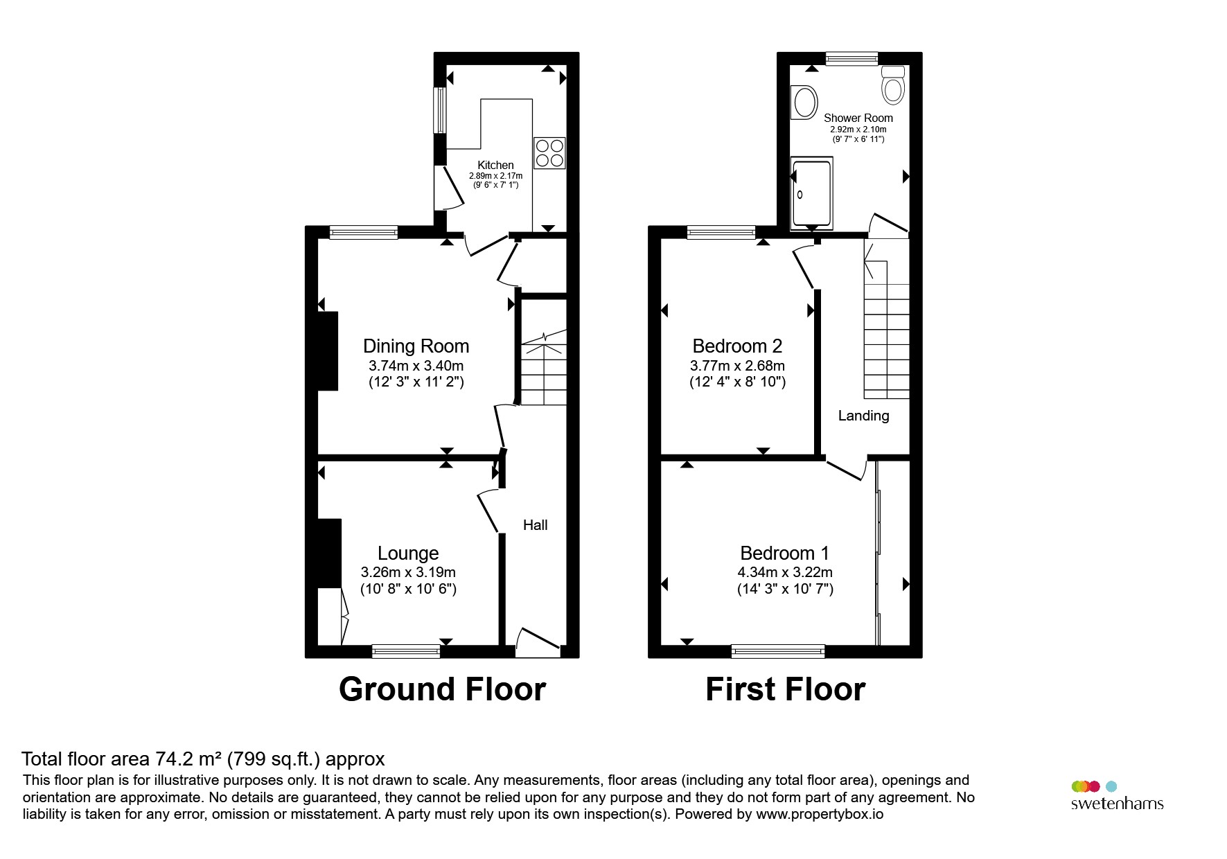 25, Cherry Road, Chester floorplan