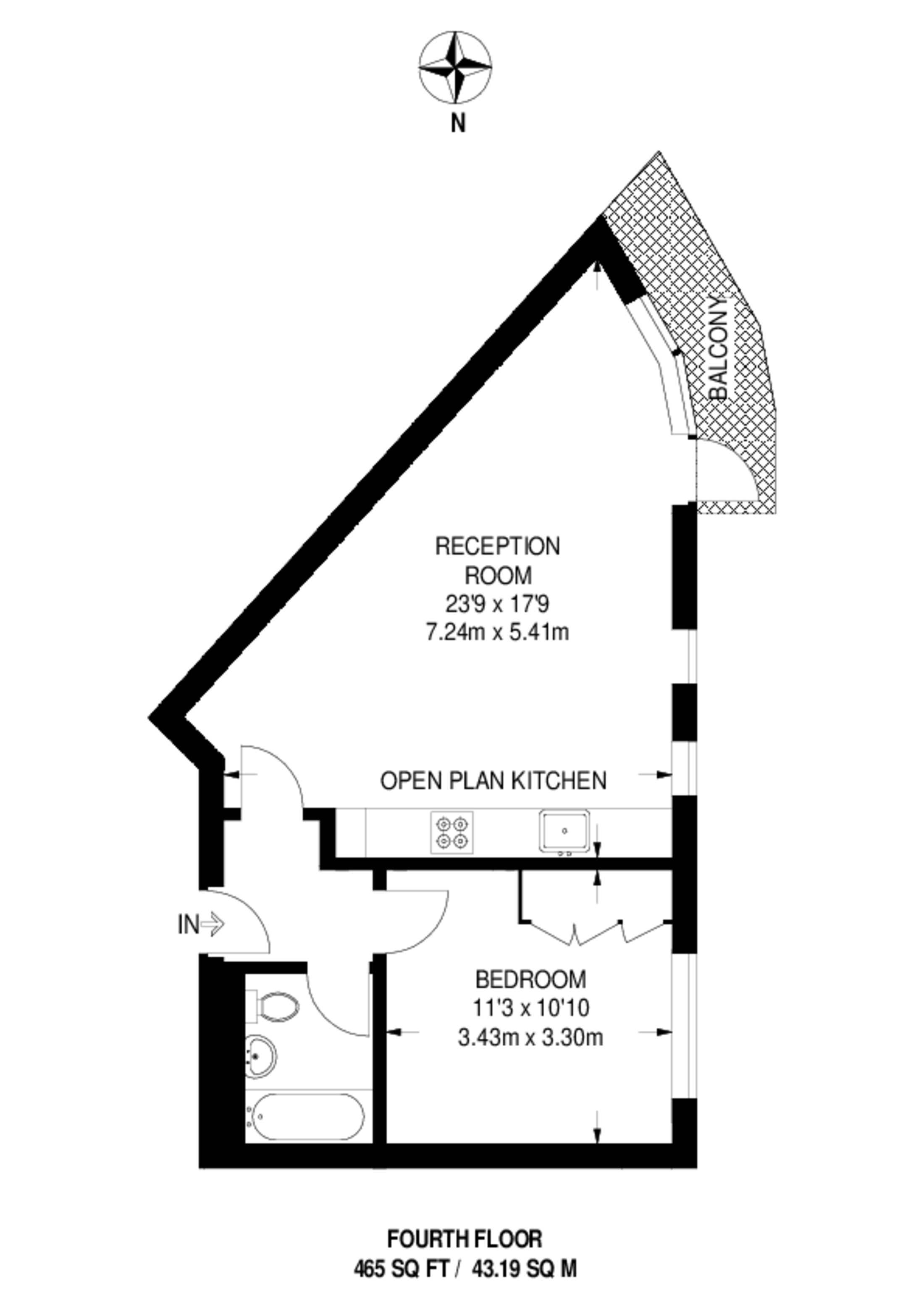 Goldsmiths Row, Shoreditch floorplan