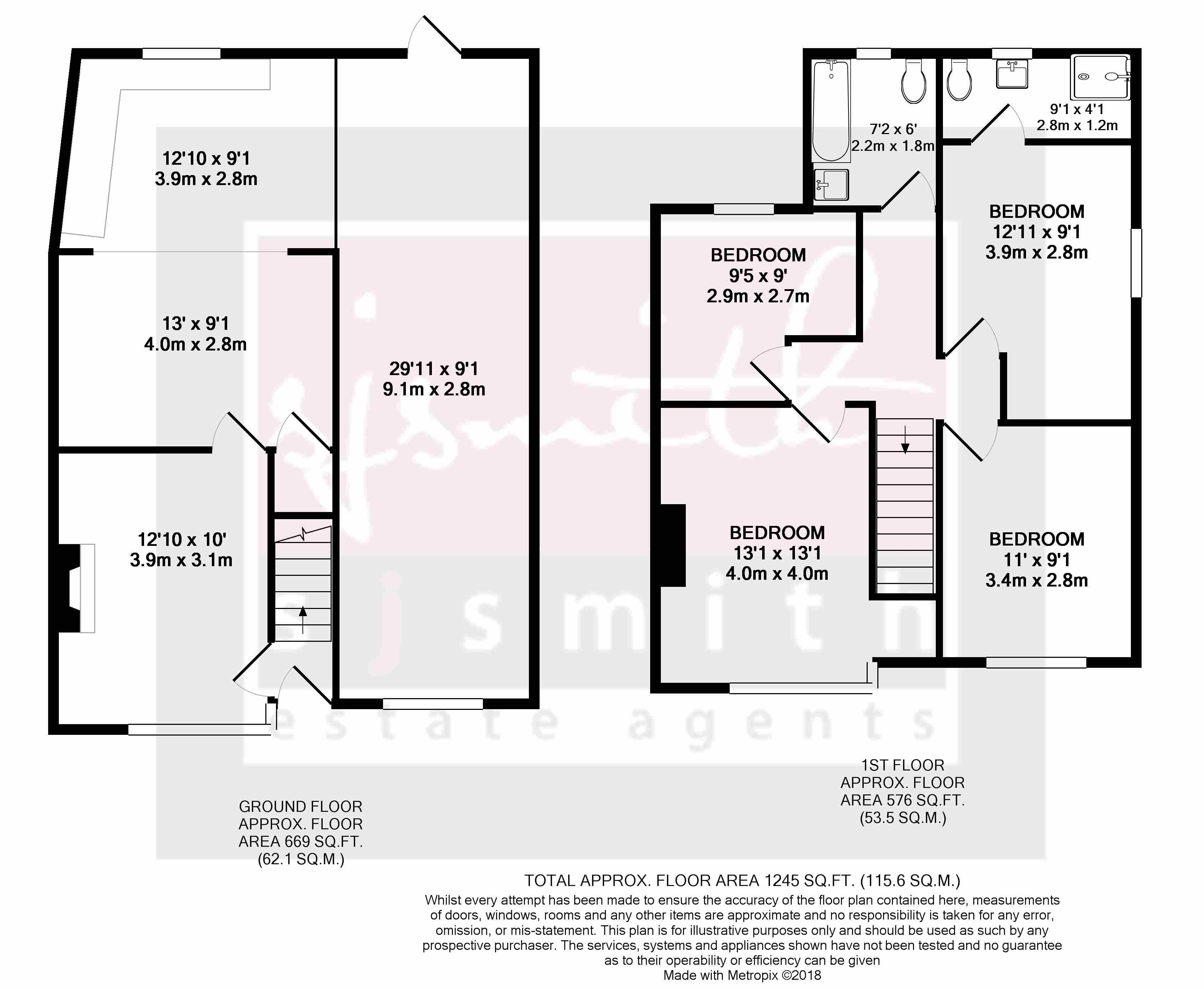 4 Bedrooms Semi-detached house to rent in Osborne Avenue, Stanwell, Staines TW19